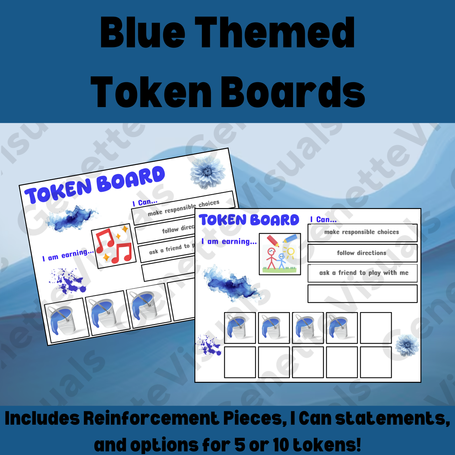 Blue Token Boards