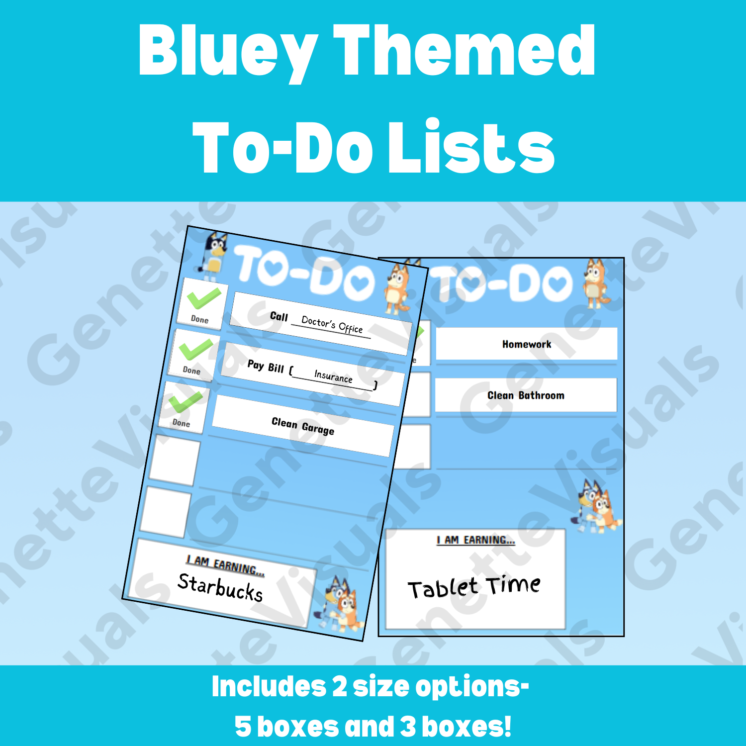 Bluey To-Do List
