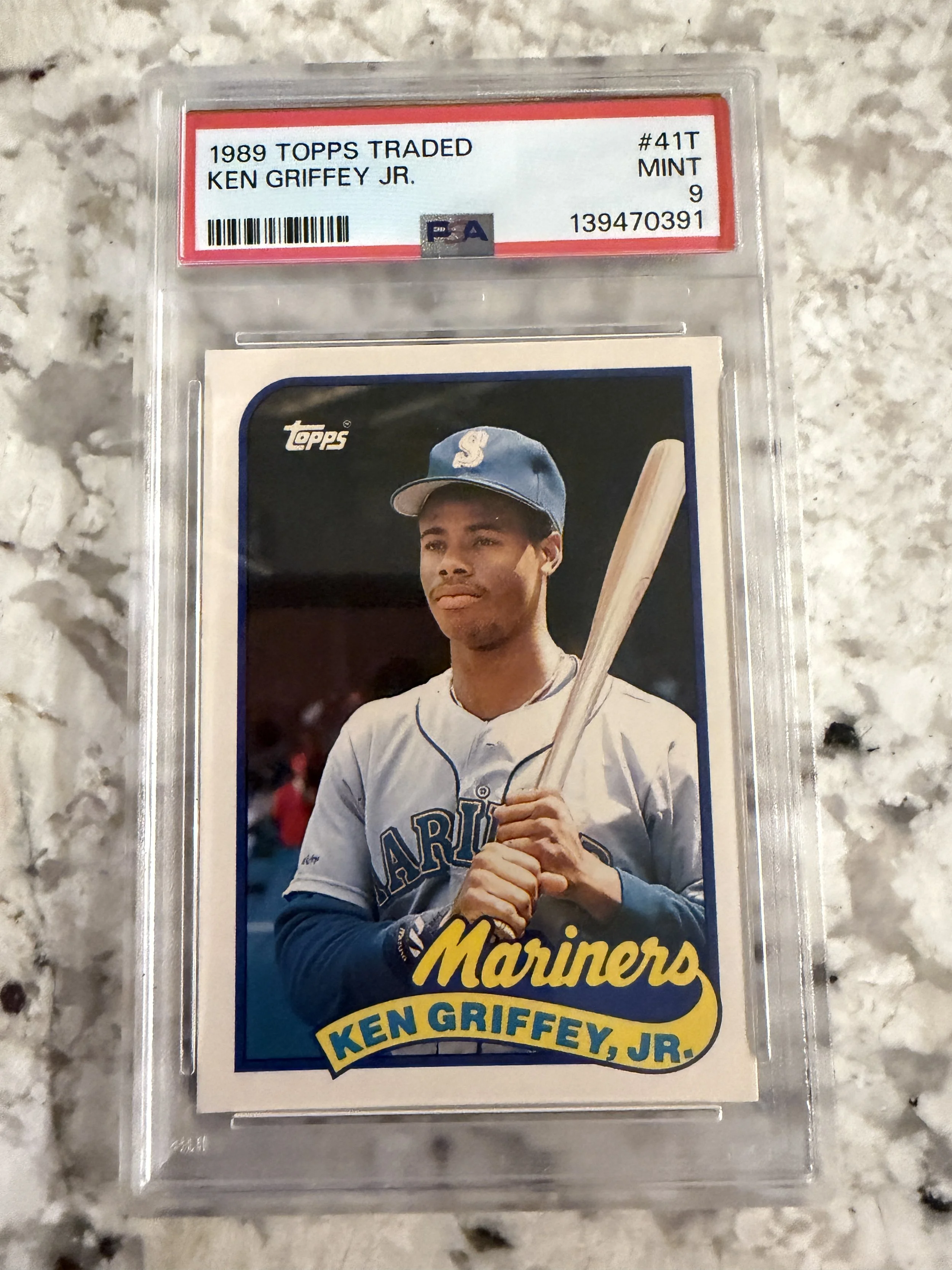 Ken Griffey JR 1989 Topps Traded Rookie