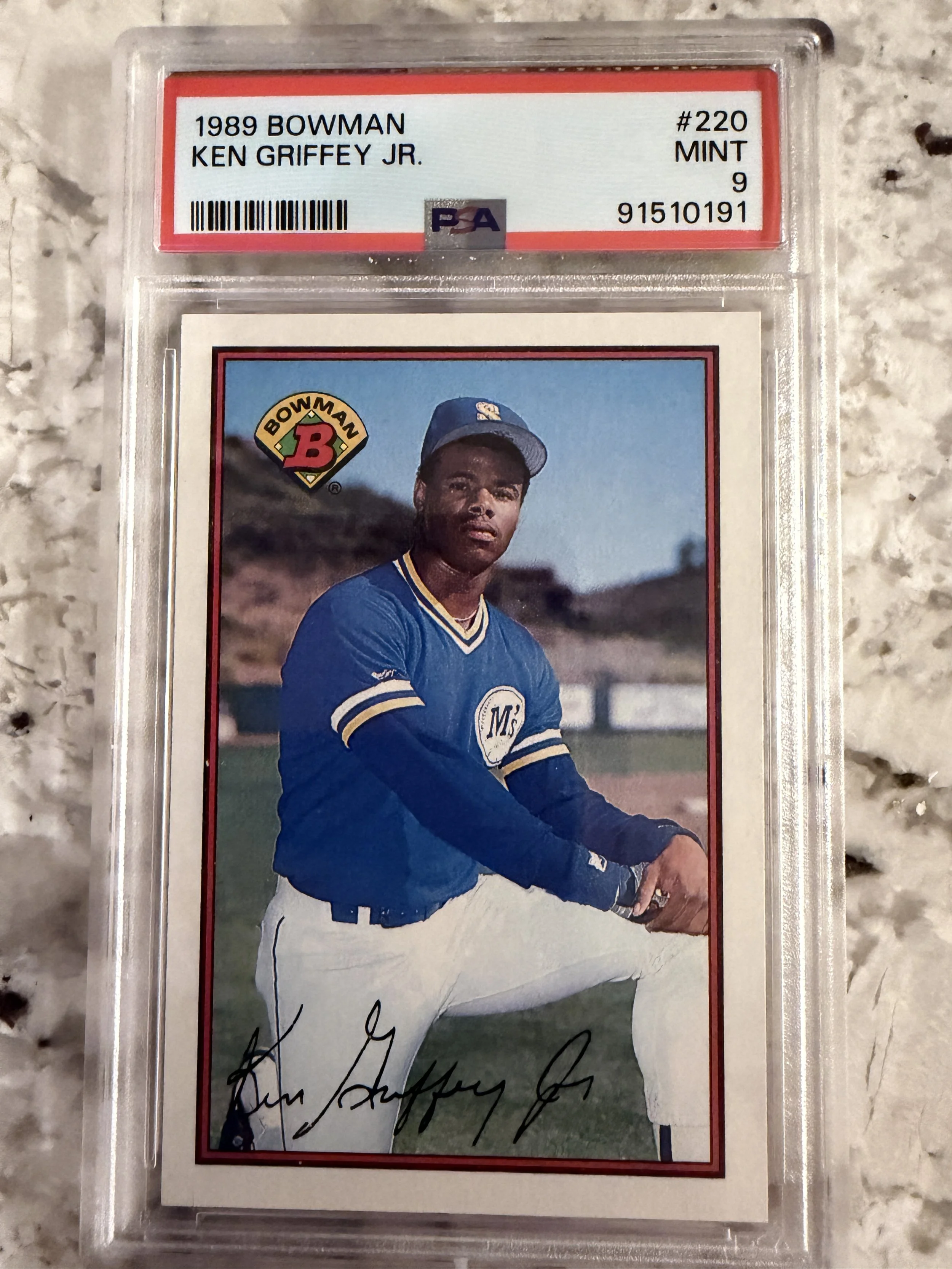 Ken Griffey JR Rookie 1989 Bowman