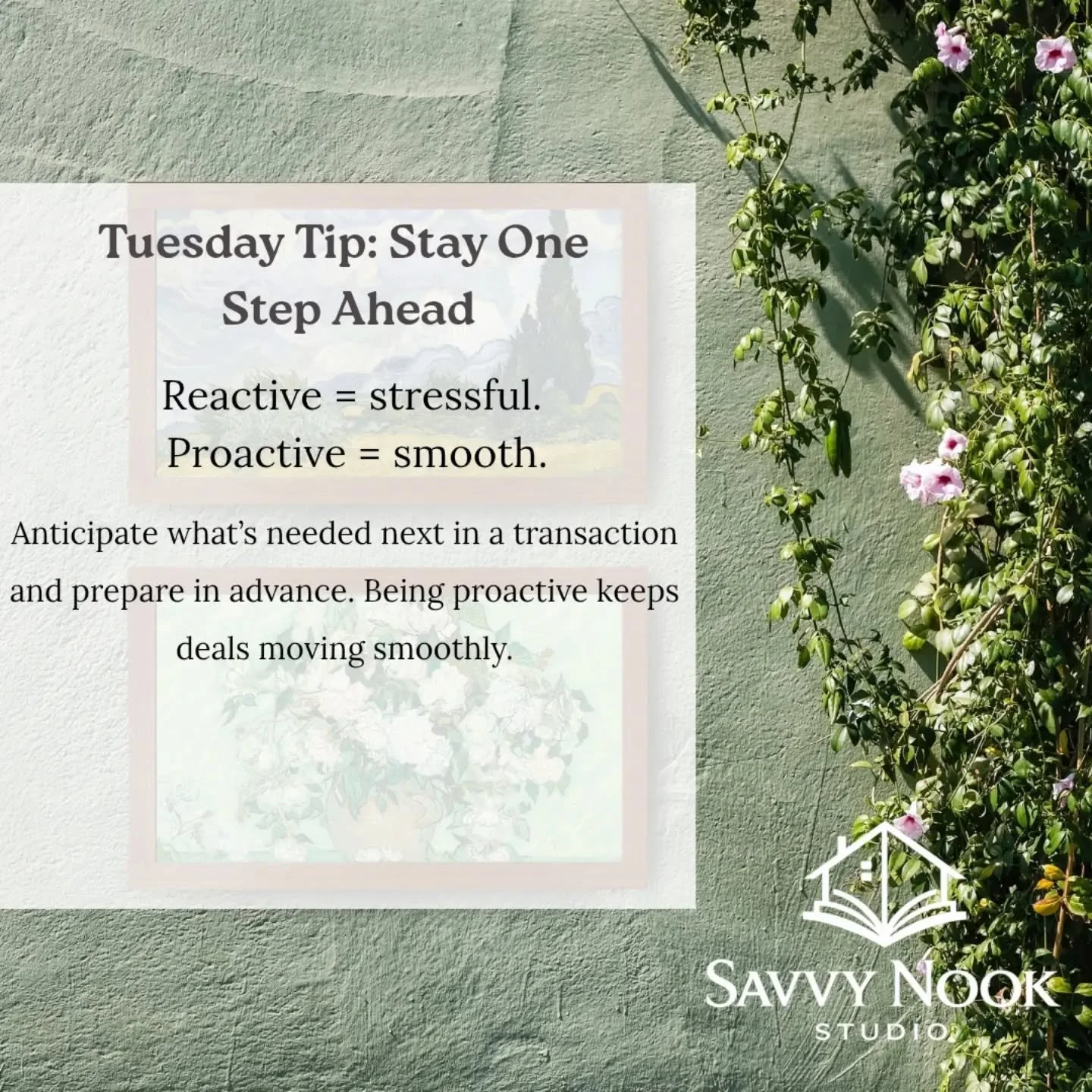 Staying ahead isn't easy sometimes in the spring market but when you have checklists it will help you stay organized.  Every client is different but will still need the same steps in each transaction. #tuesdaytips #realestateassistance #virtualreales