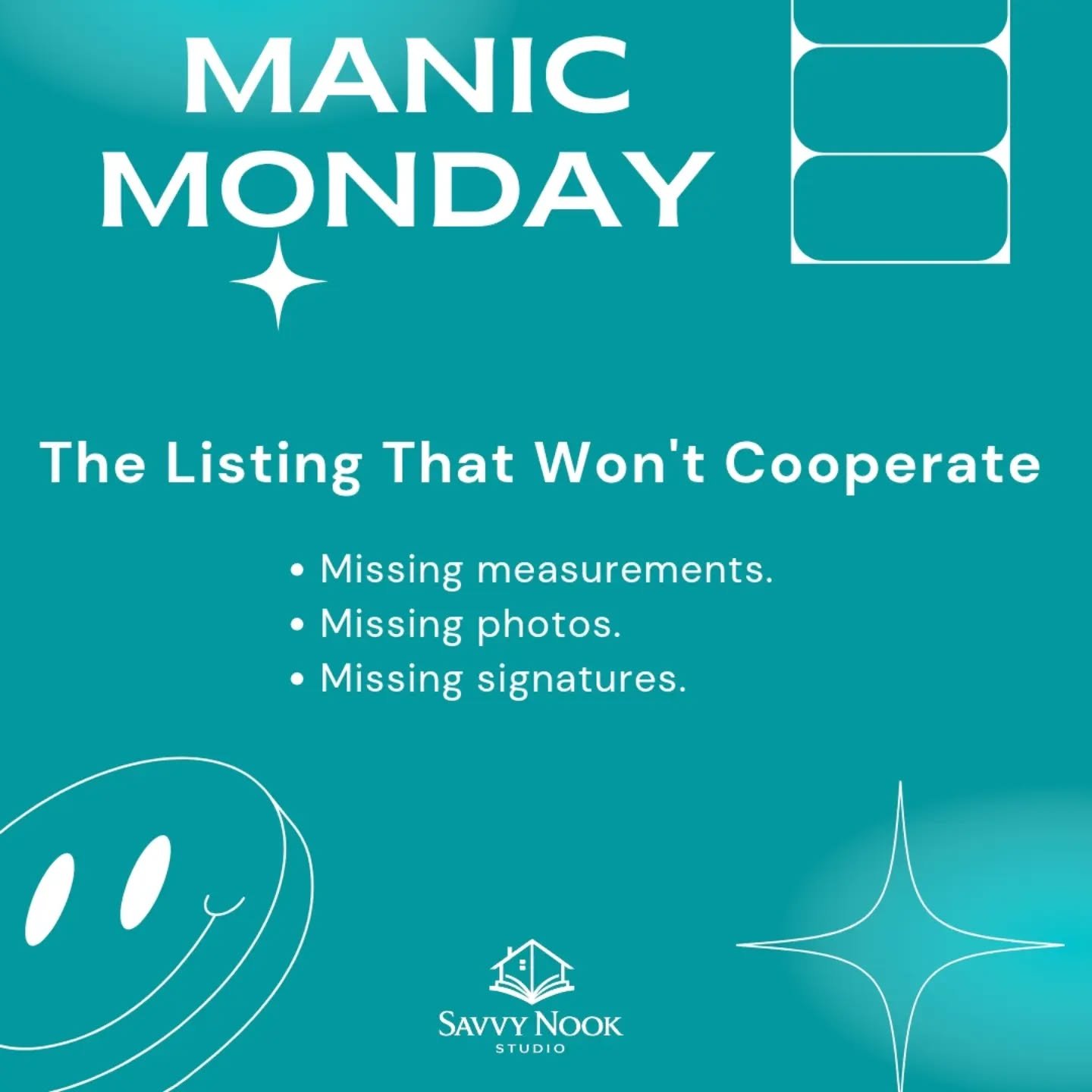 Every listing has a personality.
The key is having a process that catches issues before they become emergencies.
#ManicMonday #virtualrealestateadmin #realestateassistance #RealEstateAdmin #RealtorSupport