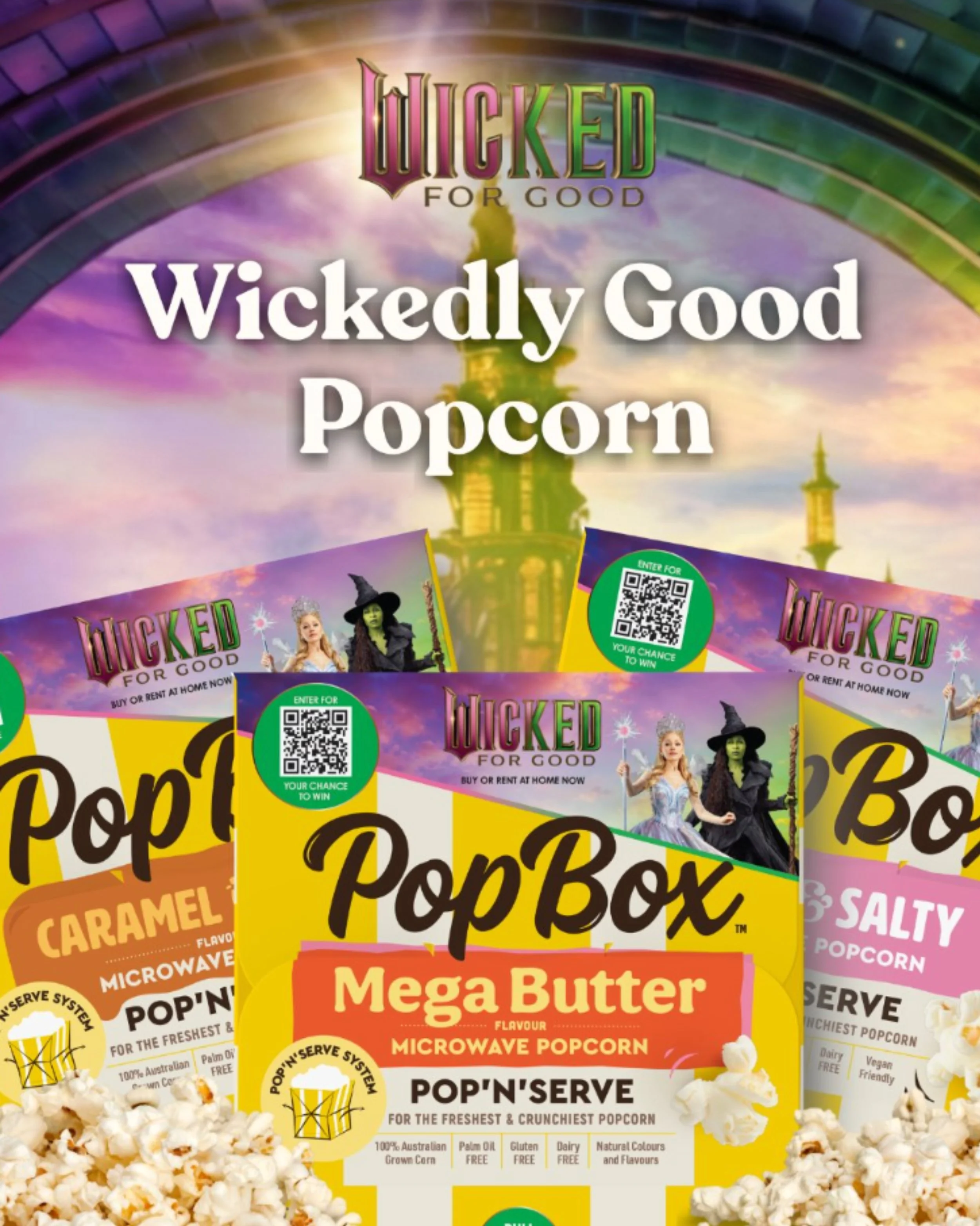 Graphic design for PopBox x Universal Studios collaboration.