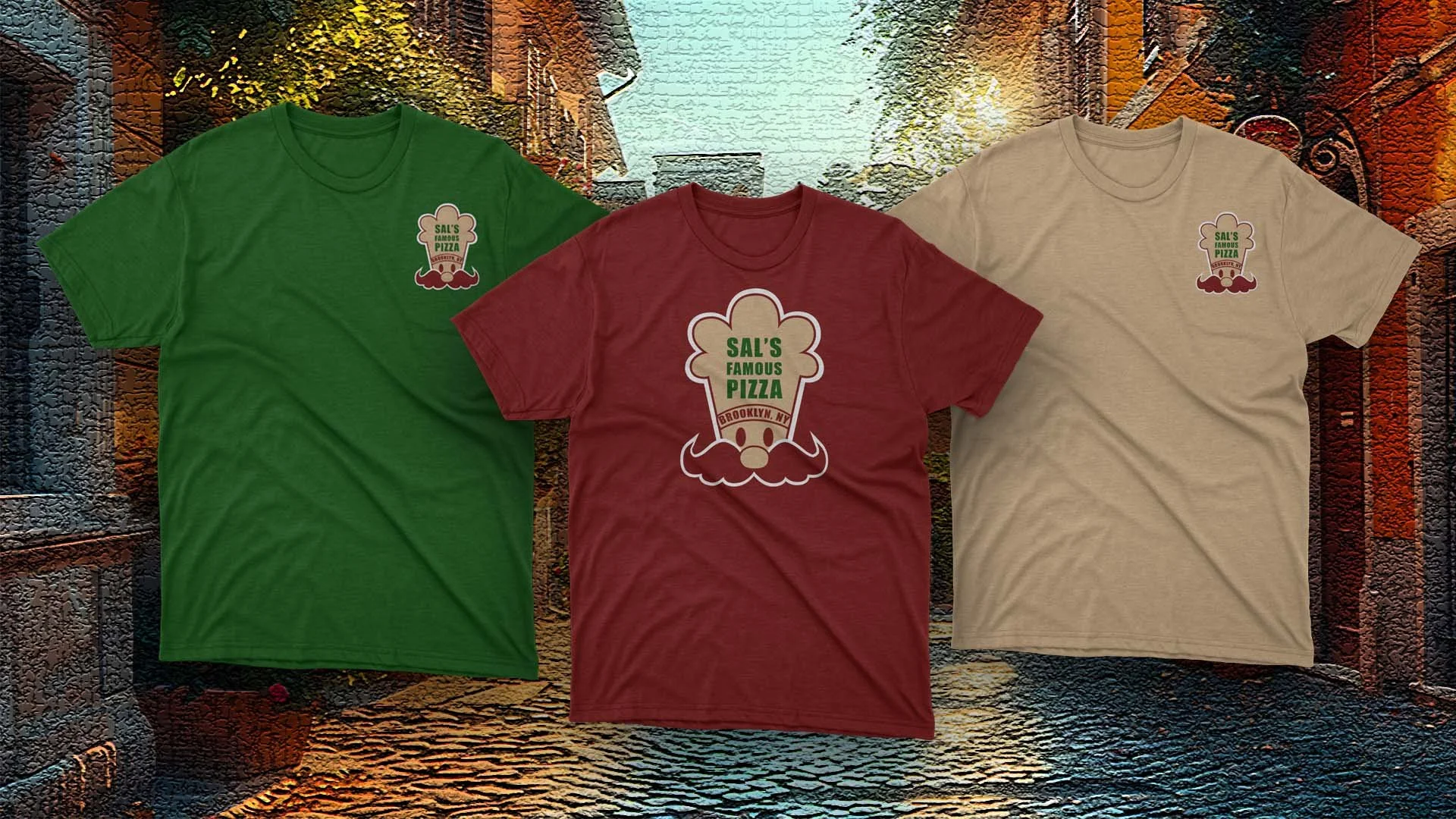 Sal's Famous Pizza Shirt Variations