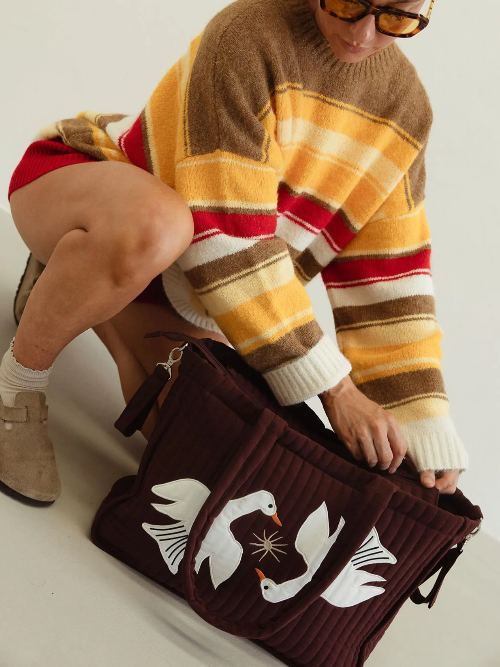 Everyone&rsquo;s favourite baby bag featuring our Little Wing birds for @by.billie