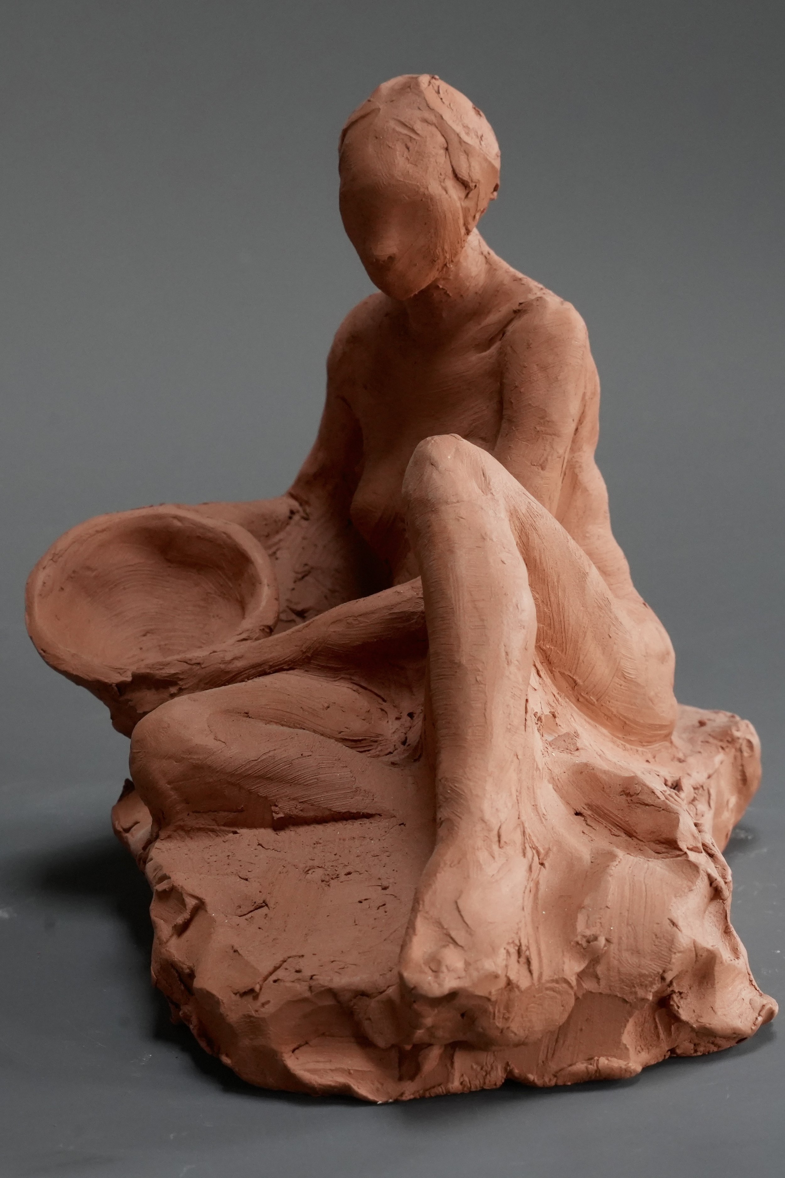 Terracotta sketch of Jasmine