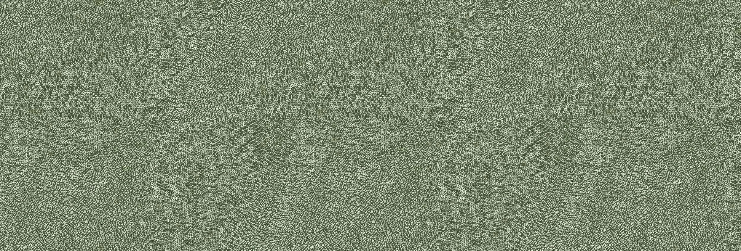 Willie Weston Native Seeds 'Olive' design for upholstery, drapery and wallpaper, featuring delicately patterned contemporary Aboriginal artwork by Central Australian First Nations artist Jean Ngwarraye Long.