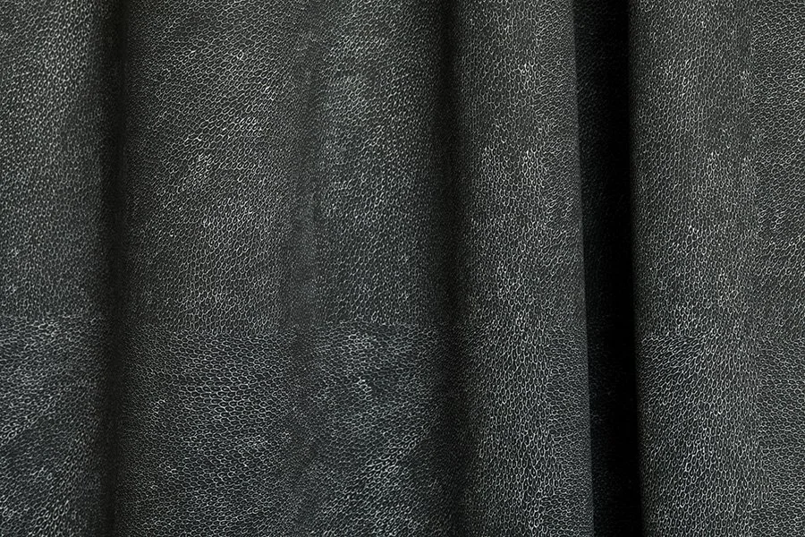 Willie Weston Native Seeds 'Midnight' design for upholstery and drapery, featuring delicately patterned contemporary Aboriginal artwork by Central Australian First Nations artist Jean Ngwarraye Long.