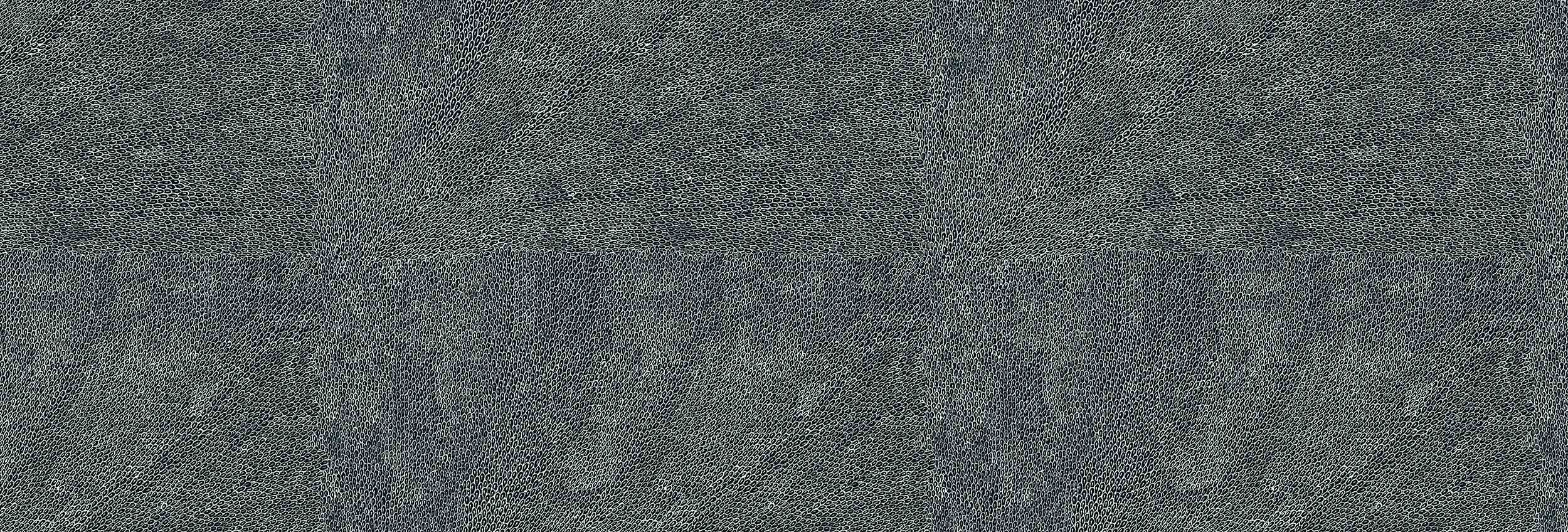 Willie Weston Native Seeds 'Midnight' design for upholstery and drapery, featuring delicately patterned contemporary Aboriginal artwork by Central Australian First Nations artist Jean Ngwarraye Long.