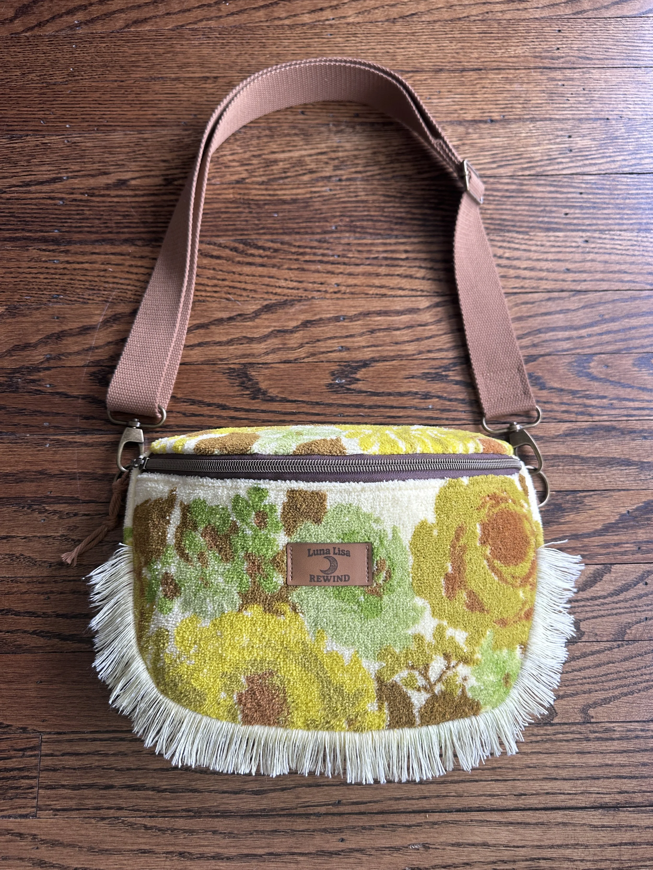 Crossbody Belt Bag - Citrus Rose
