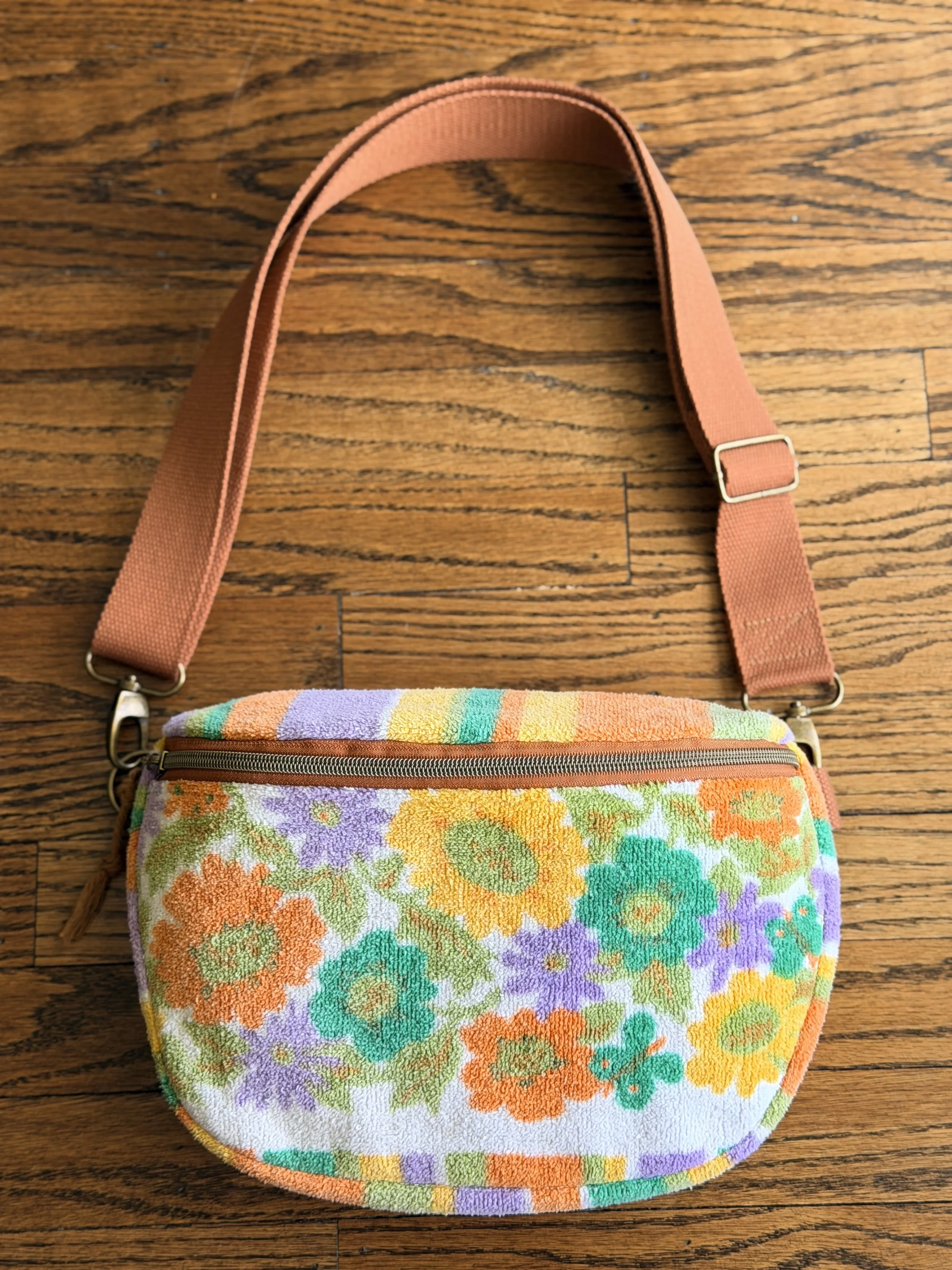 Crossbody Belt Bag - Rainbow Sherbert