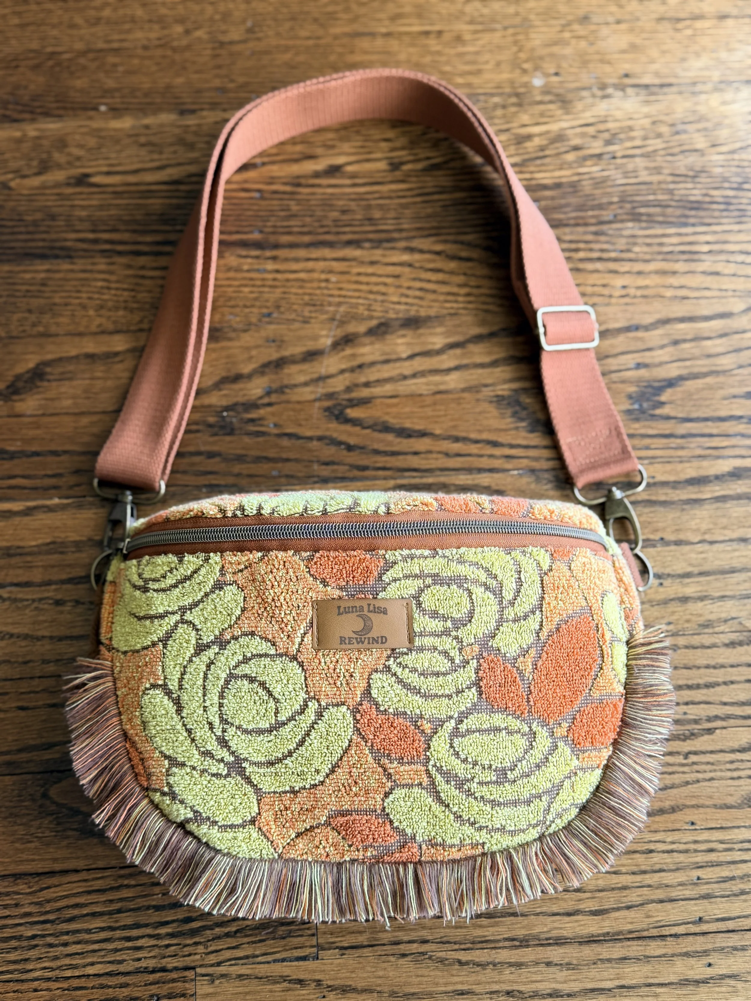 Crossbody Belt Bag - Orange Crush