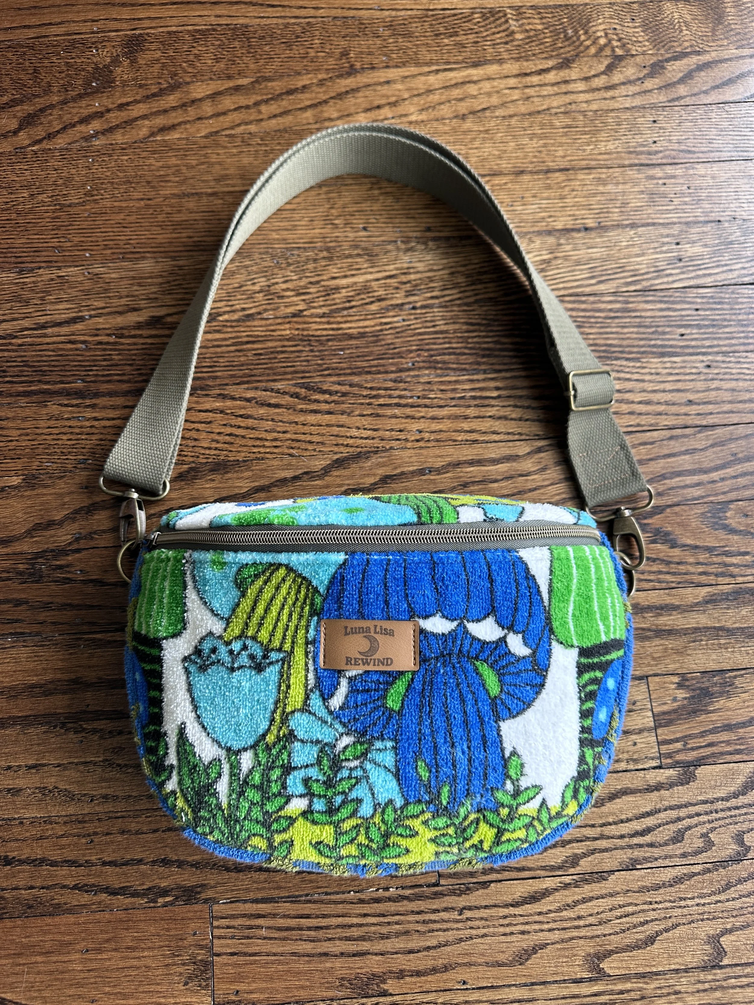 Crossbody Belt Bag - Mushroom - Groovy Grove