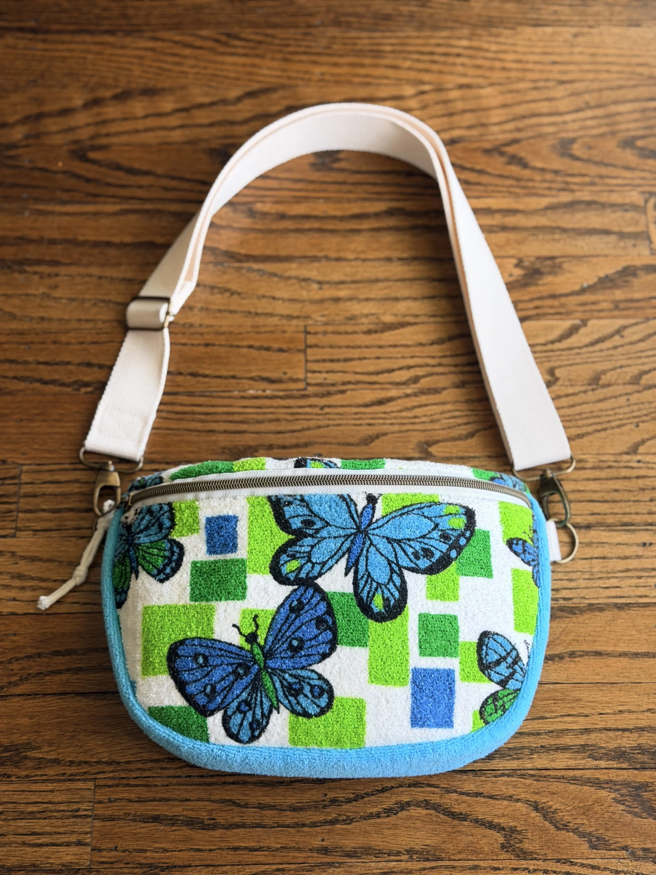 Crossbody Belt Bag - Digital Wings