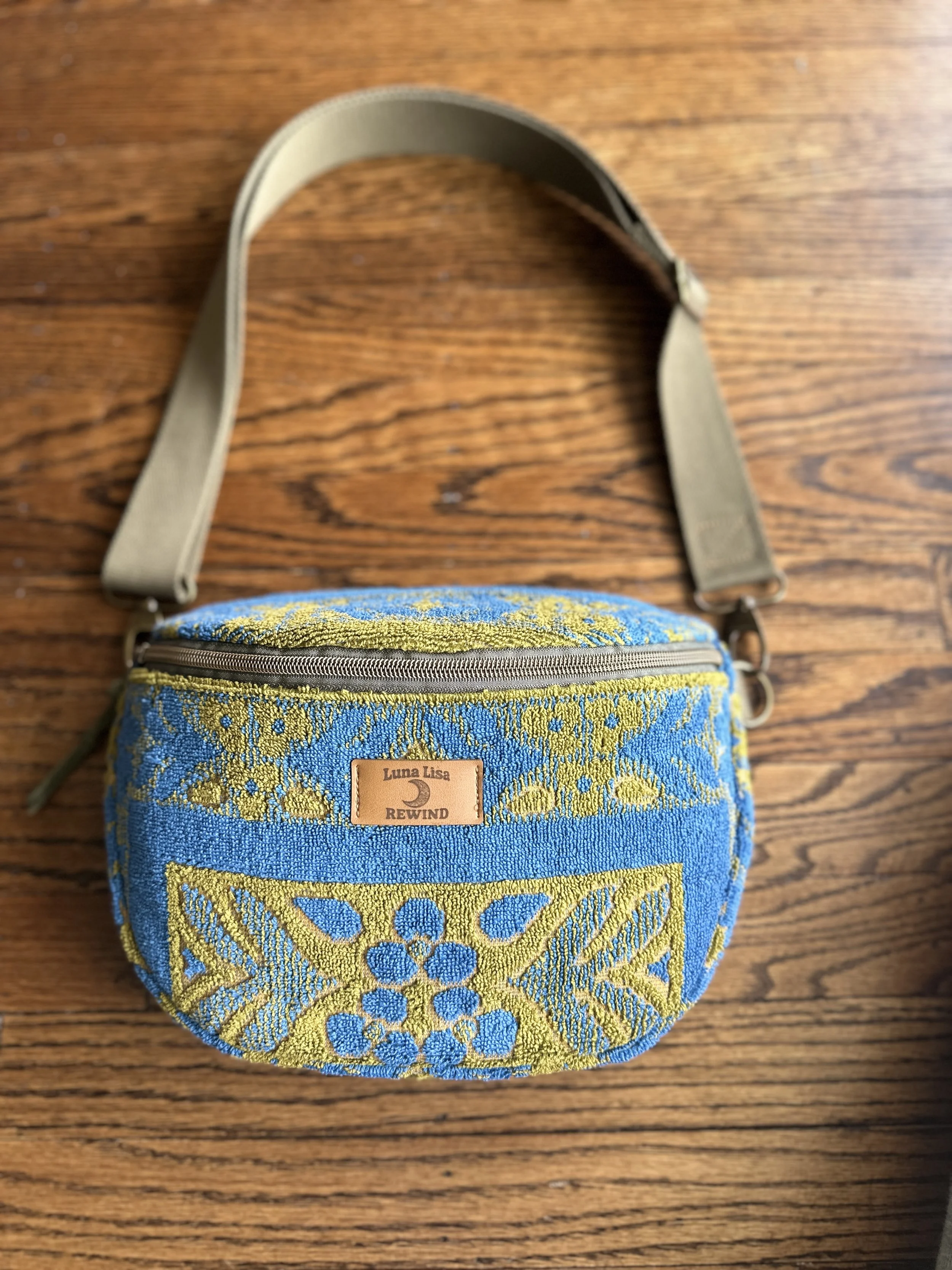 Crossbody Belt Bag - Mossy Lagoon