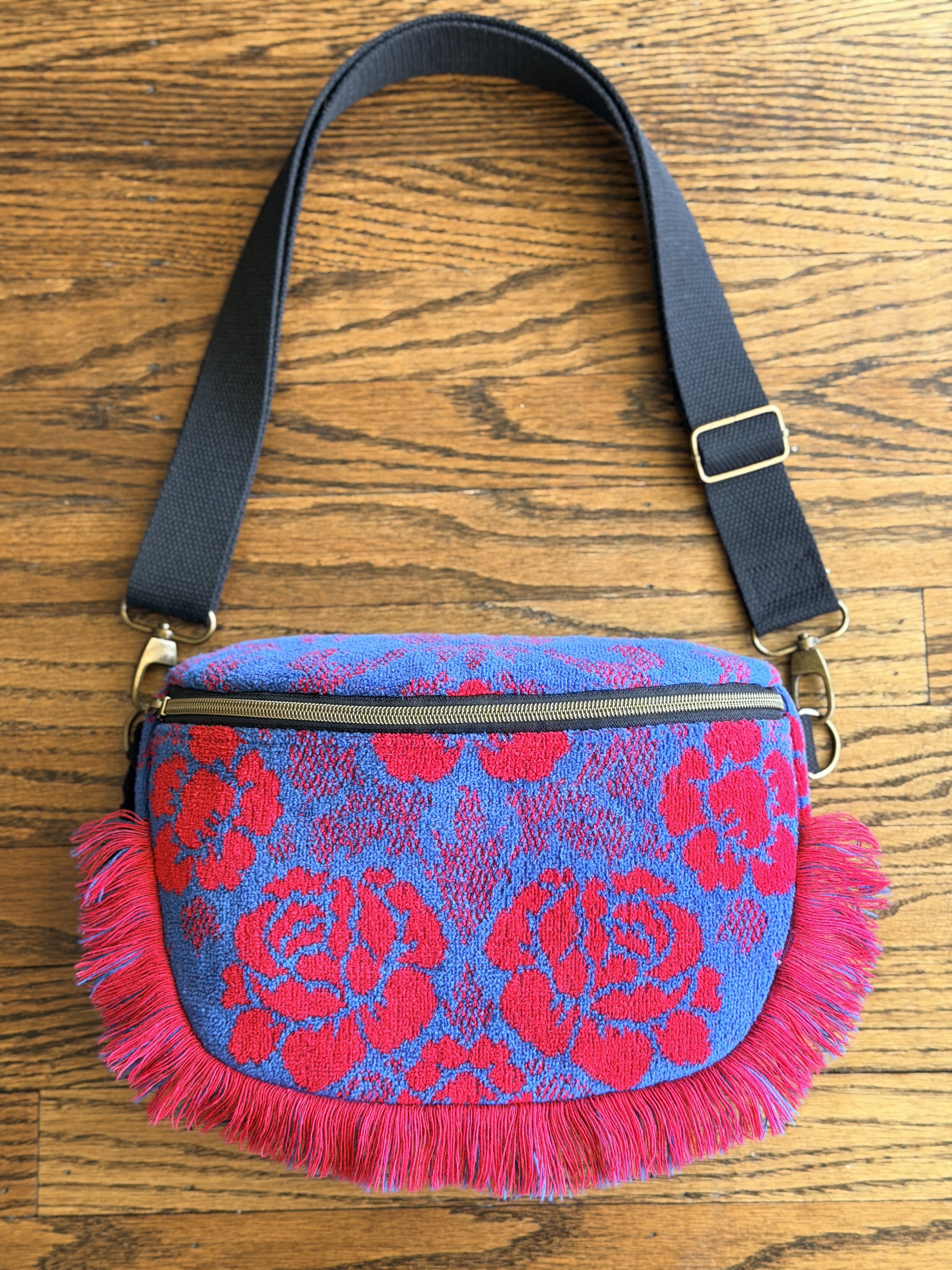 Crossbody Belt Bag - Electric Flame
