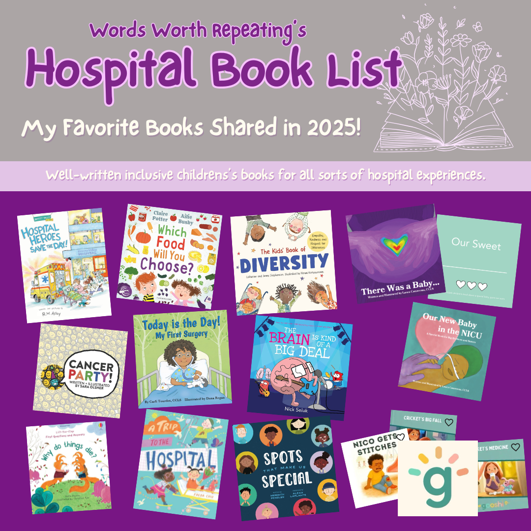 Laura's Favorite Books for the Hospital/Medical Experiences Shared in 2025