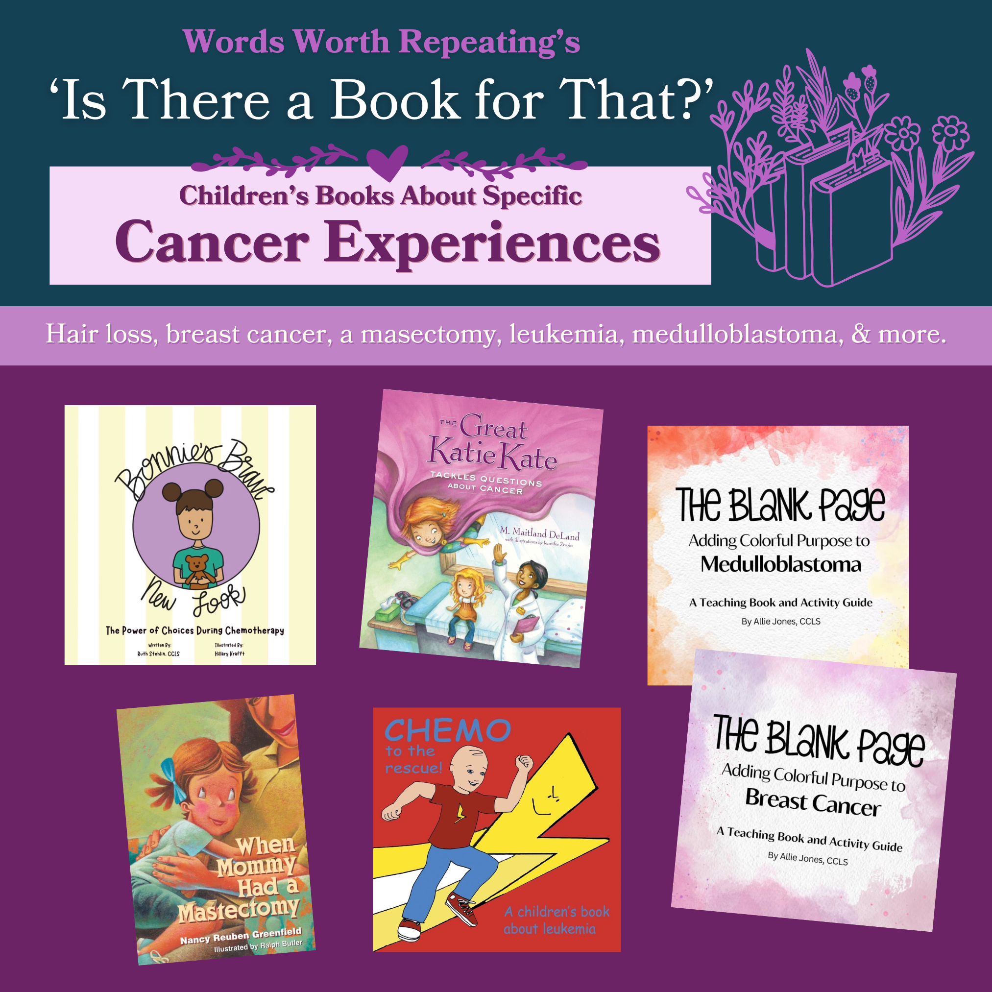 Children’s Books About Specific Cancer Experiences