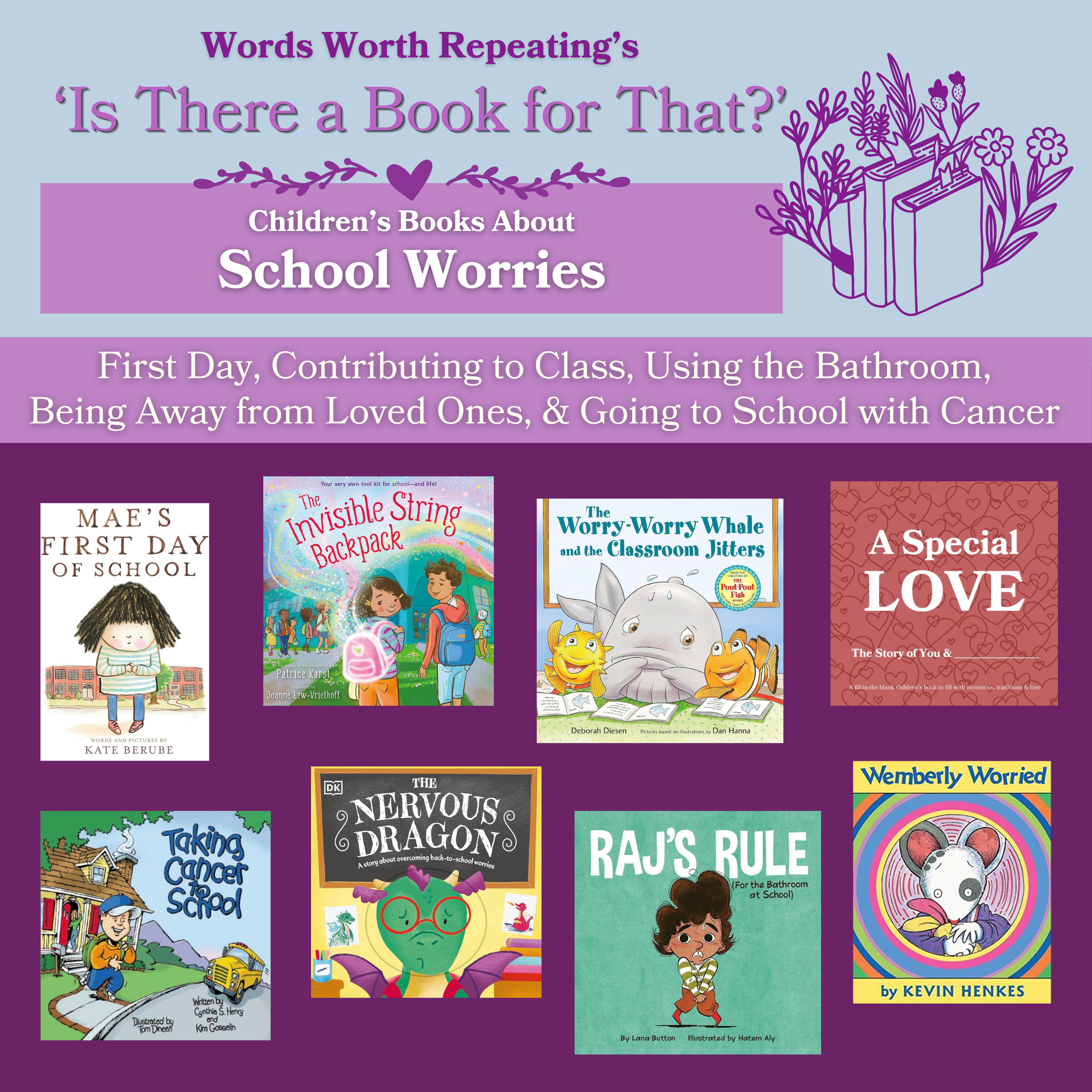 Children’s Books About School Worries