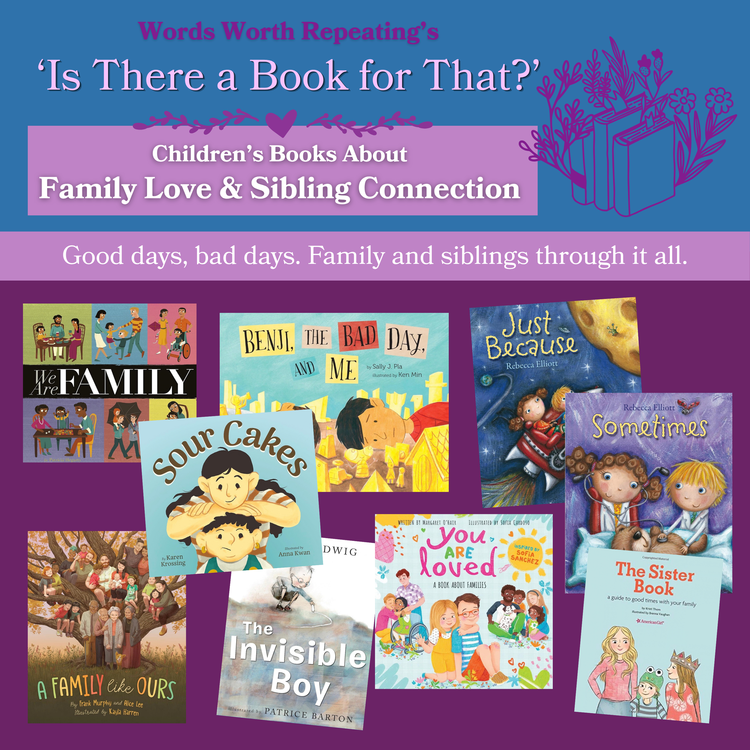 Children’s Books About Family Love &amp; Sibling Connection