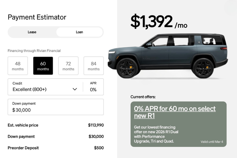 Rivian Lease Calculator: How to Tell If Your Lease Deal Is Good