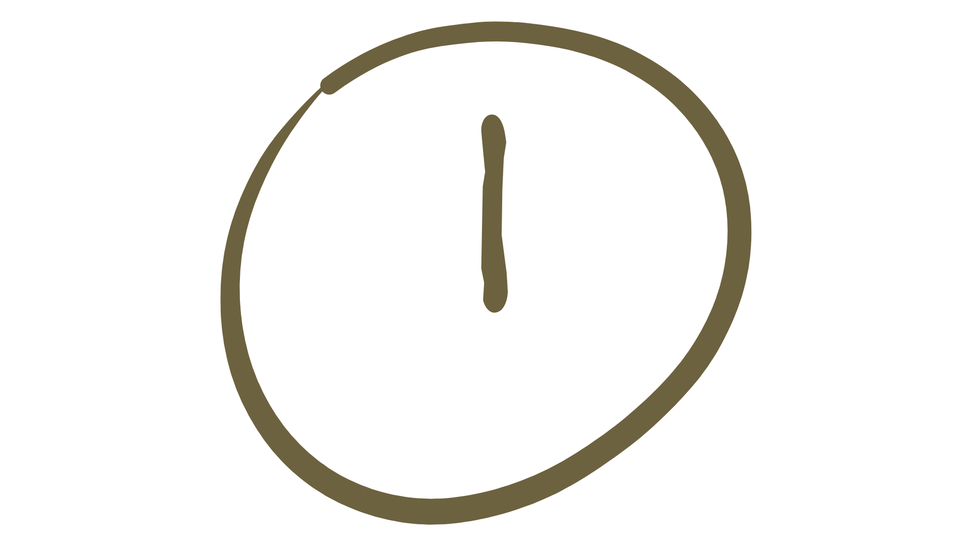 Clock showing 12:00.