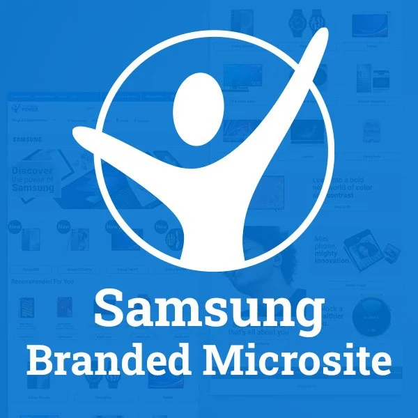PPC Samsung-Branded Microsite