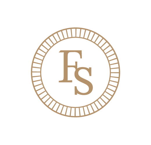 Logo with the letters 'Fs' inside a circular border on a black background.