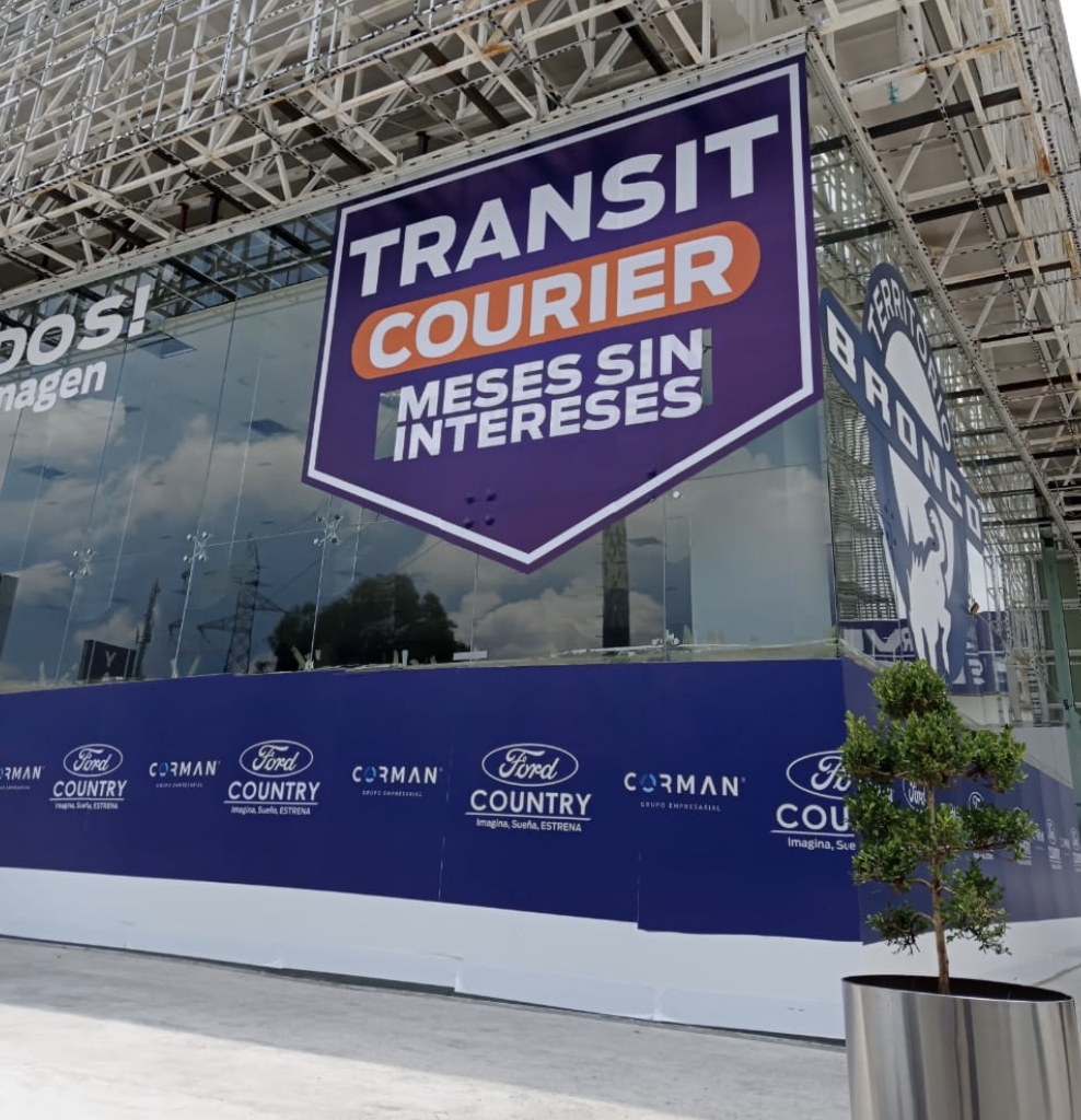 Instalación en altura de vinil.