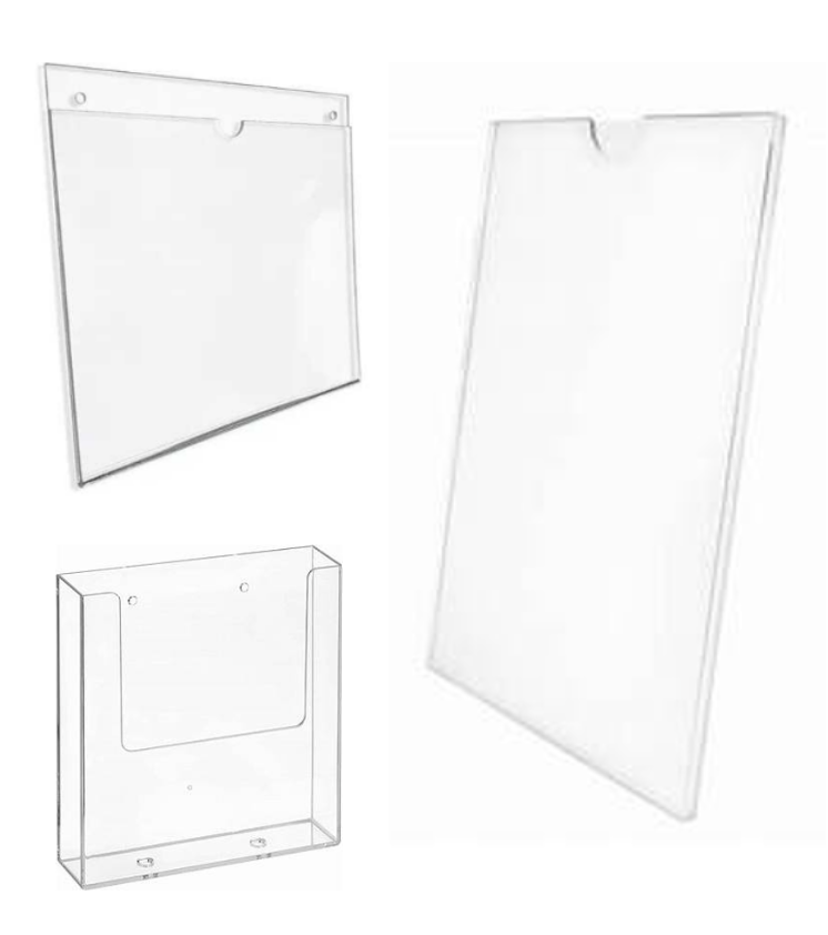 PORTA DOCUMENTOS EN PET / ACRILICO