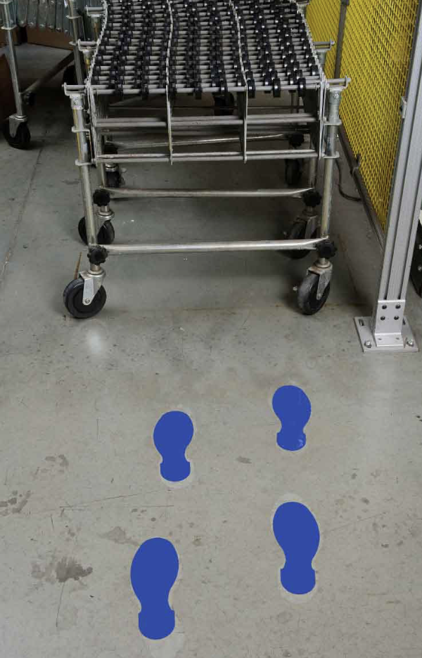 MARCAJE DE PISO EN POLIÉSTER.