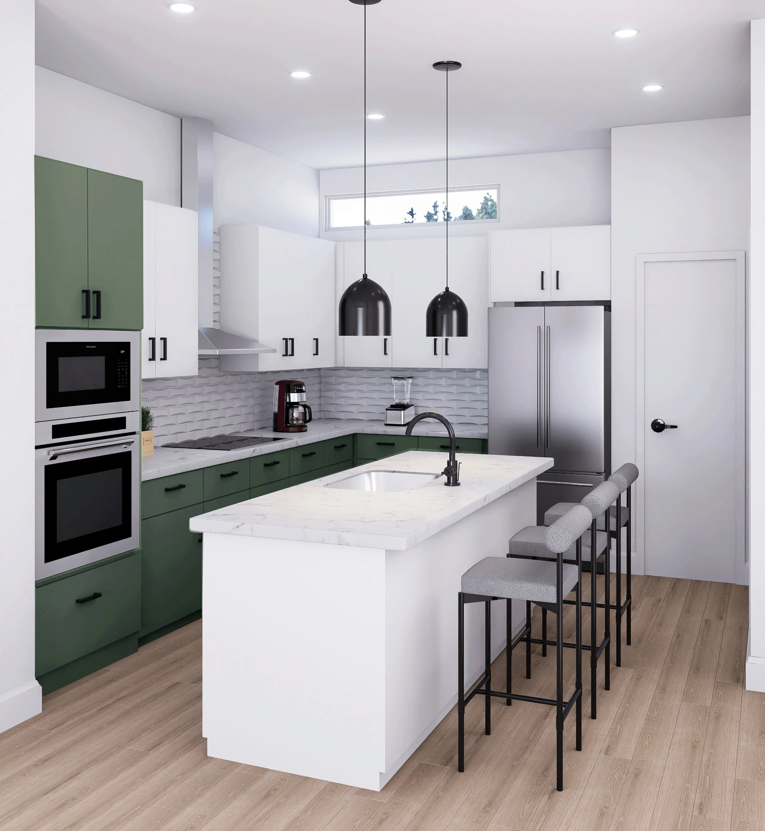 A & B Unit - Kitchen - Sage.jpg