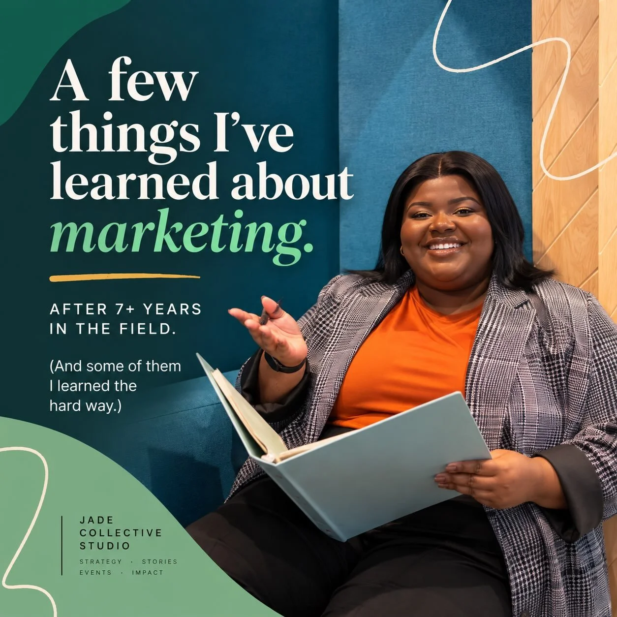 7+ years in marketing have taught me a LOT. Some lessons were easy. Some I definitely had to learn the hard way. 😂 

good marketing isn&rsquo;t just about getting people to notice you.

It&rsquo;s about helping the right people understand you, conne
