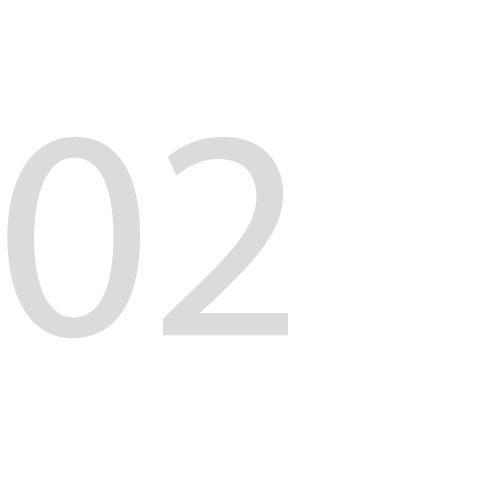A white background with a large gray number two.