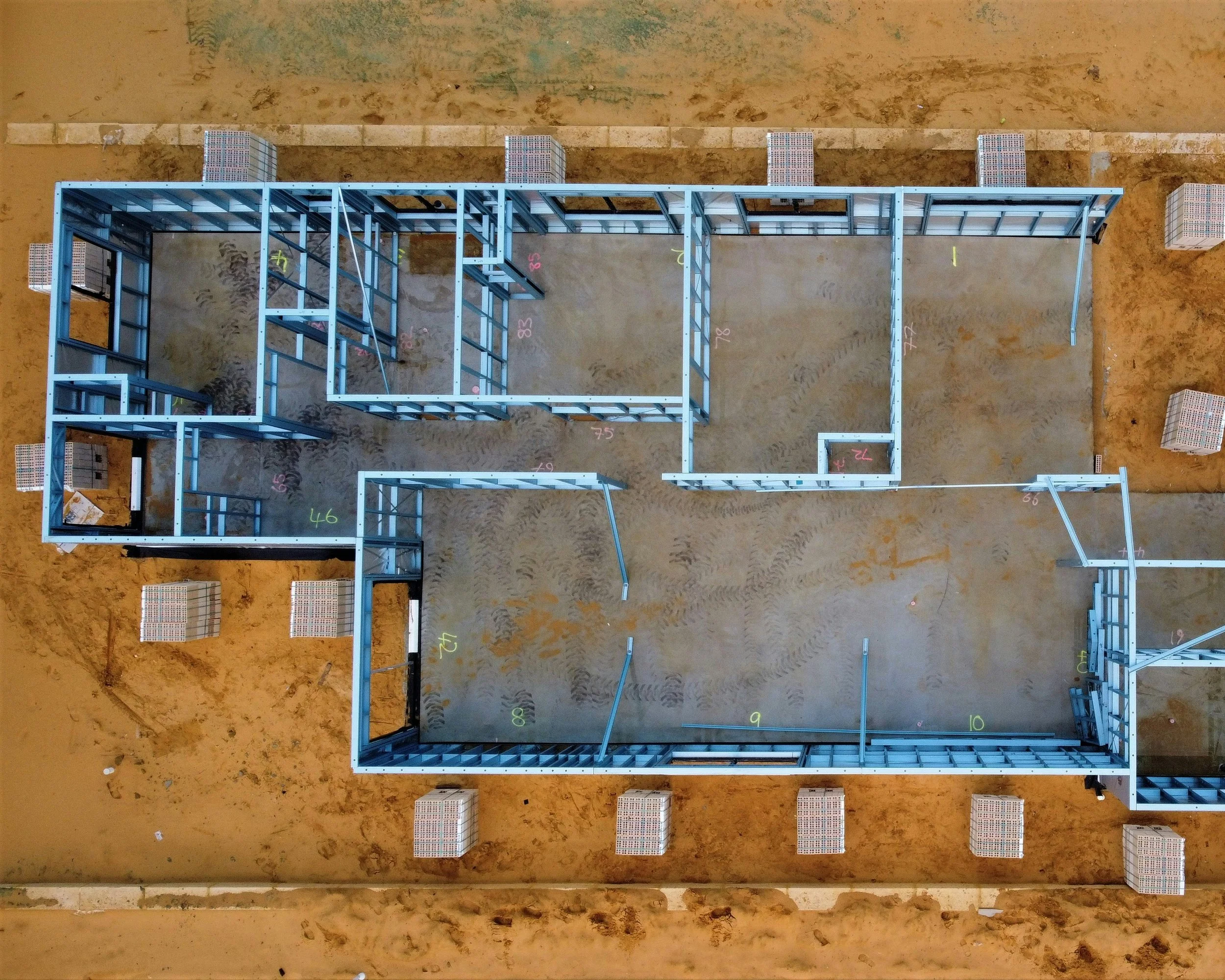 stage inspections, slab, framing, waterproofing and practical completion