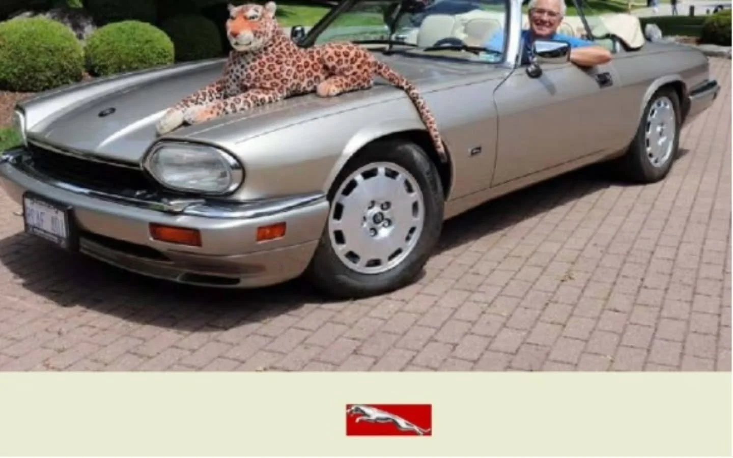 OJOA Mike with his favorite XJS!