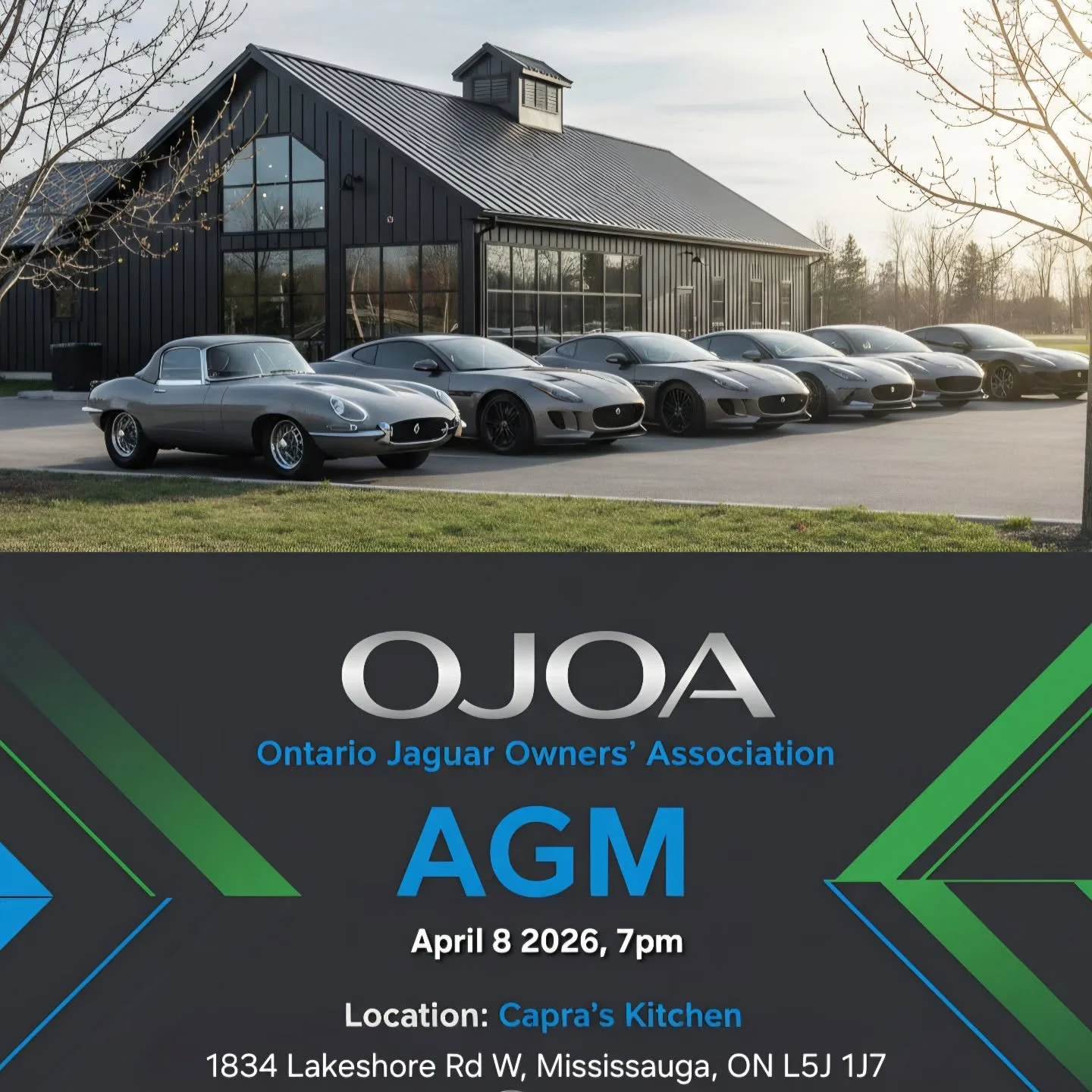 OJOA 2026 Annual General Meeting, Wednesday, April 8, 2026, 7pm Capras Kitchen