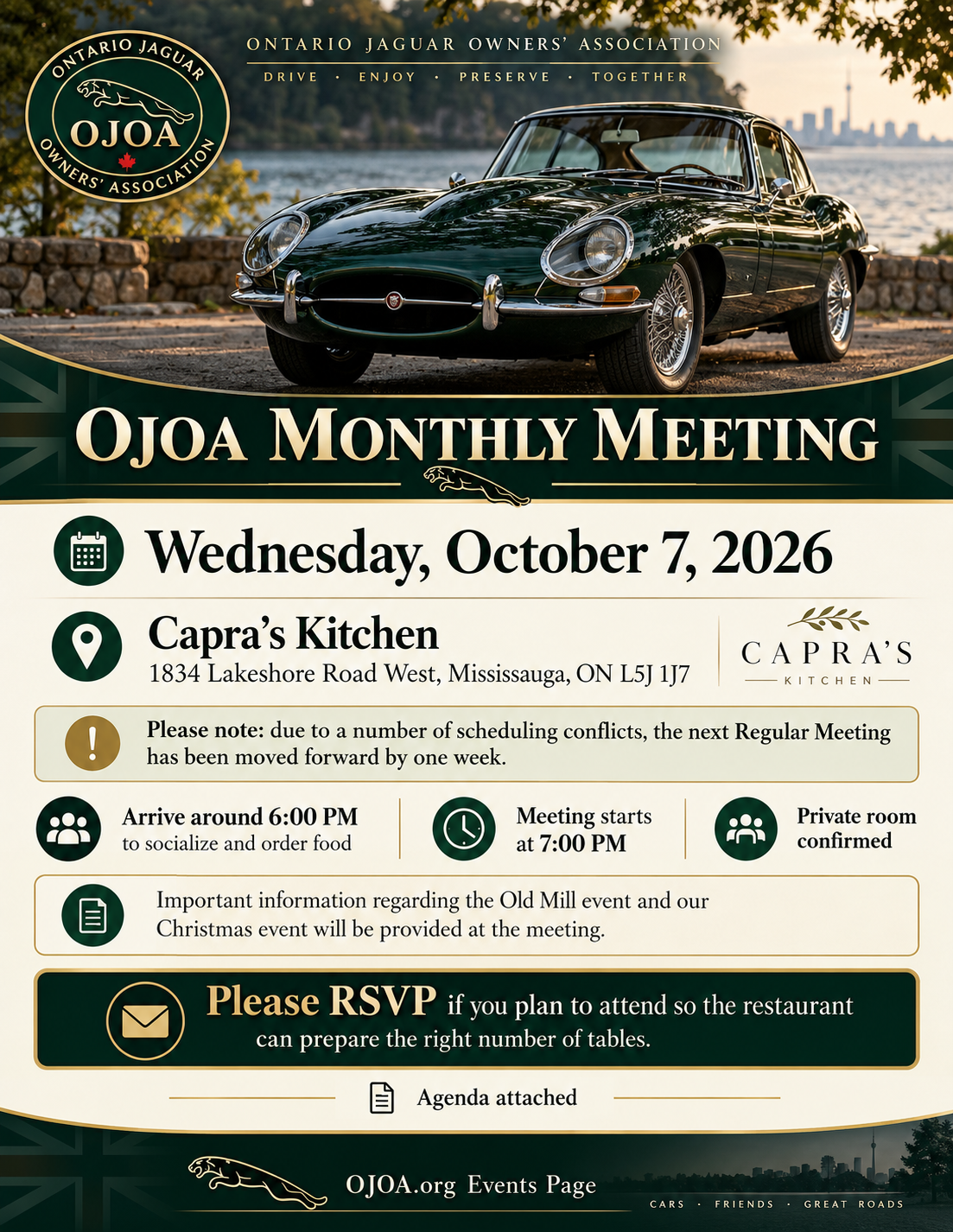 OJOA October Monthly Meeting