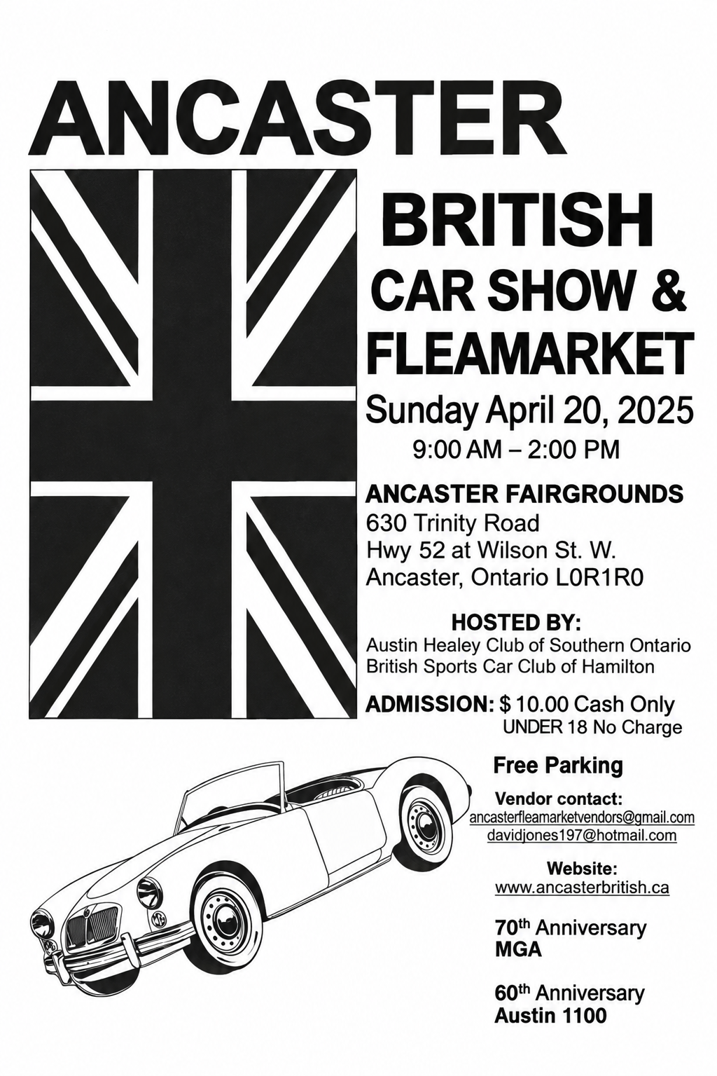 Ancaster Car Show (Non-OJOA Event)