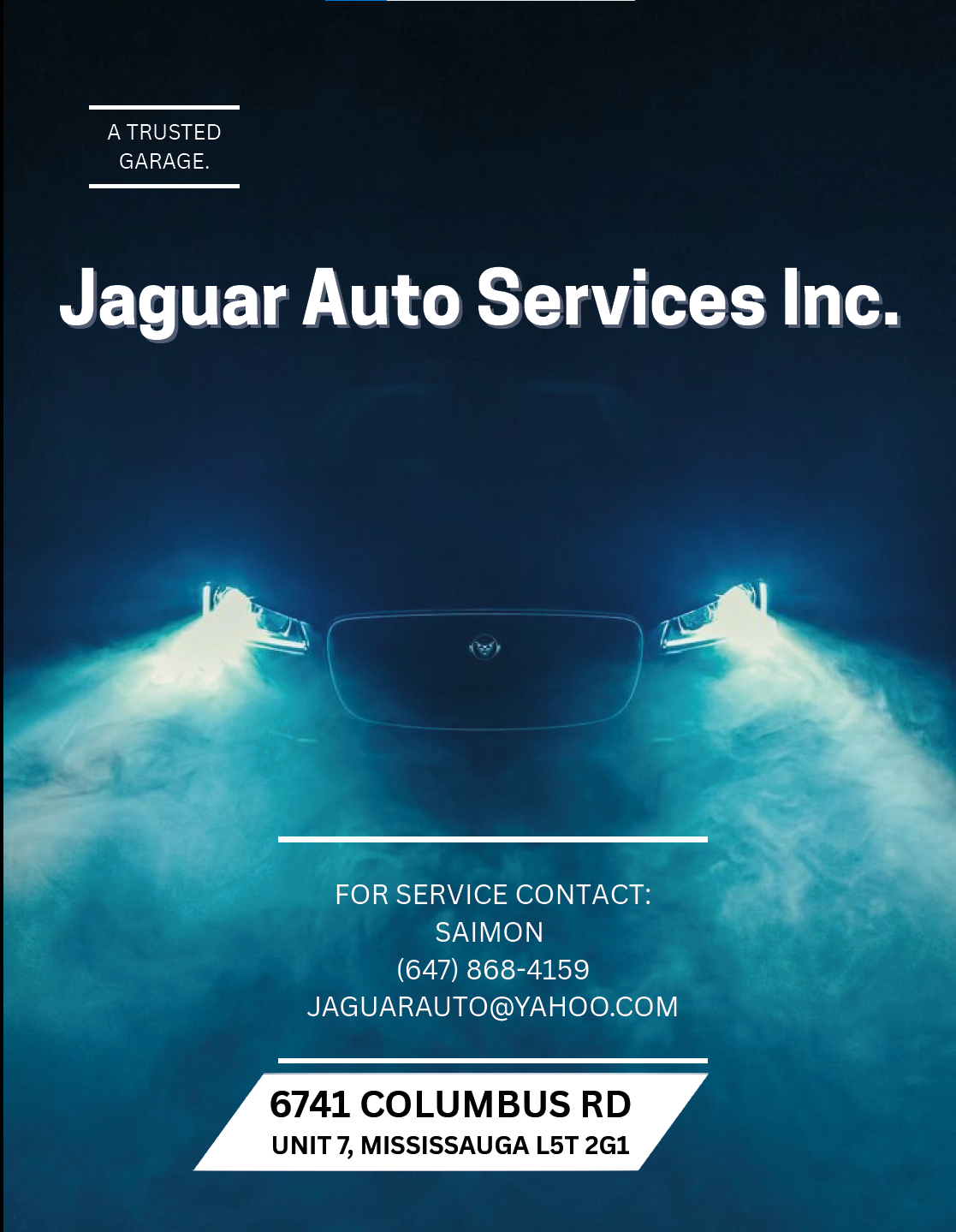 Jaguar Auto Services Inc.
