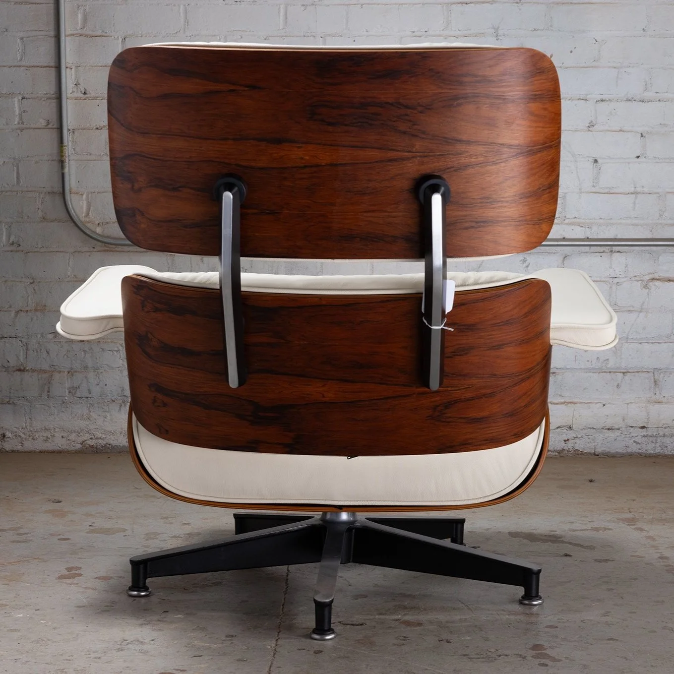 White Eames Lounge Chair Restoration