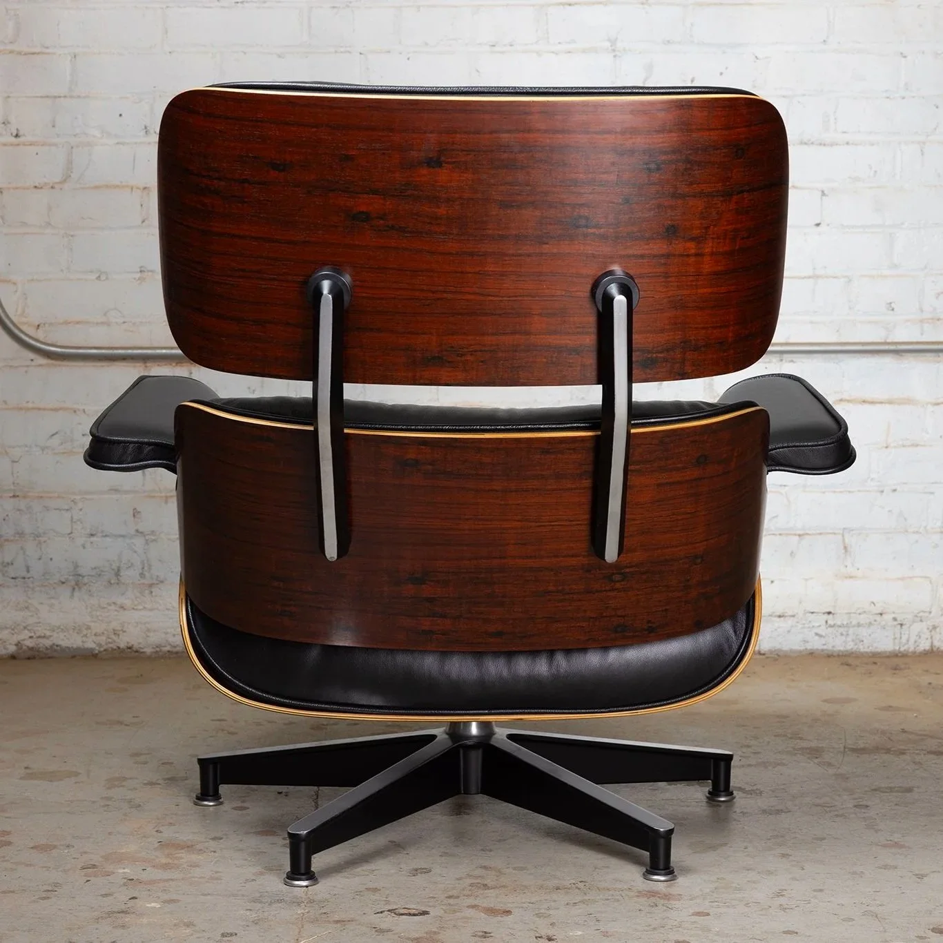 Black Eames Lounge Chair Restoration