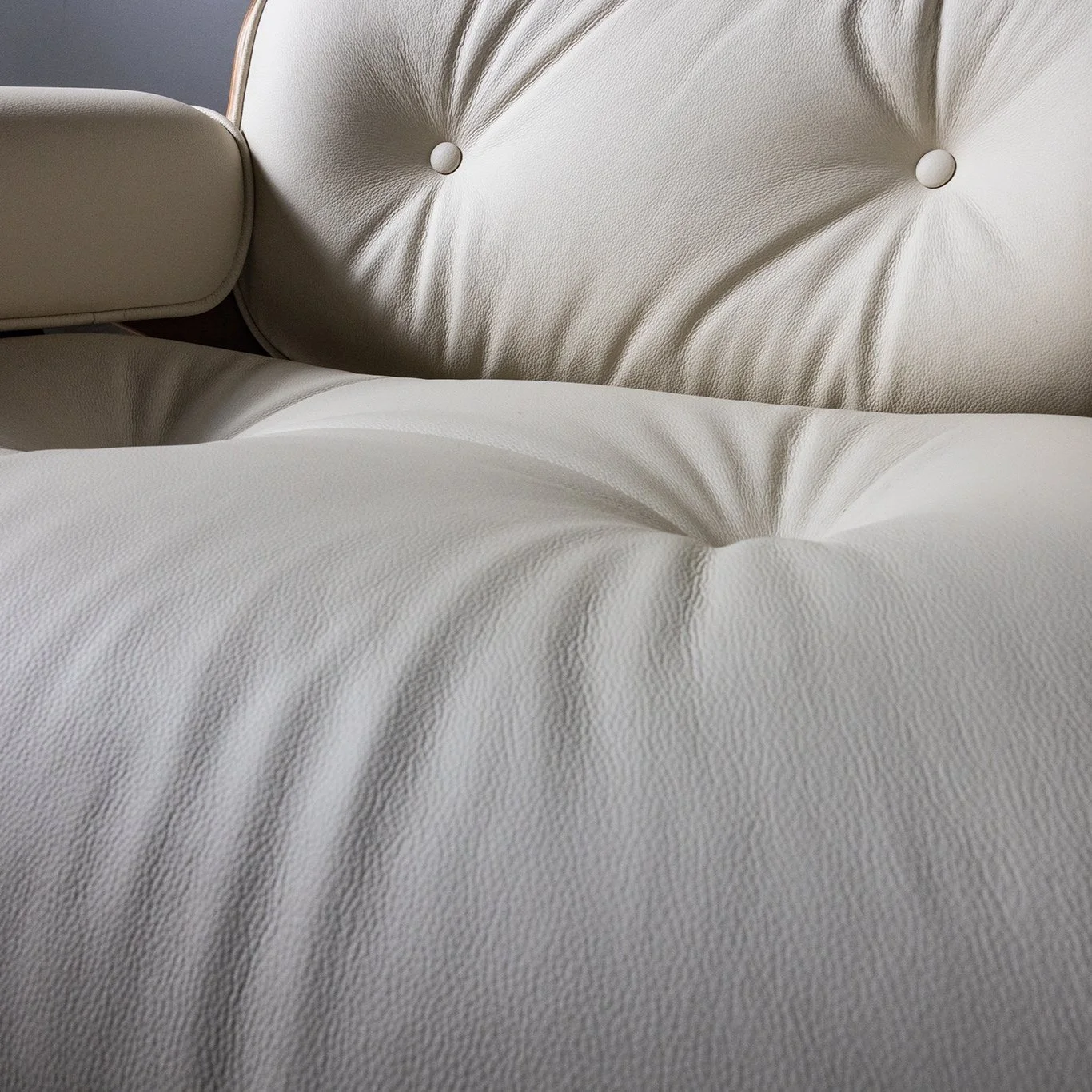 White Eames Lounge Chair Restoration