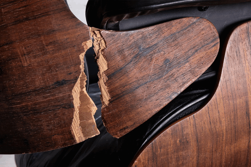 Broken Wing Repair for Eames Lounge Chair