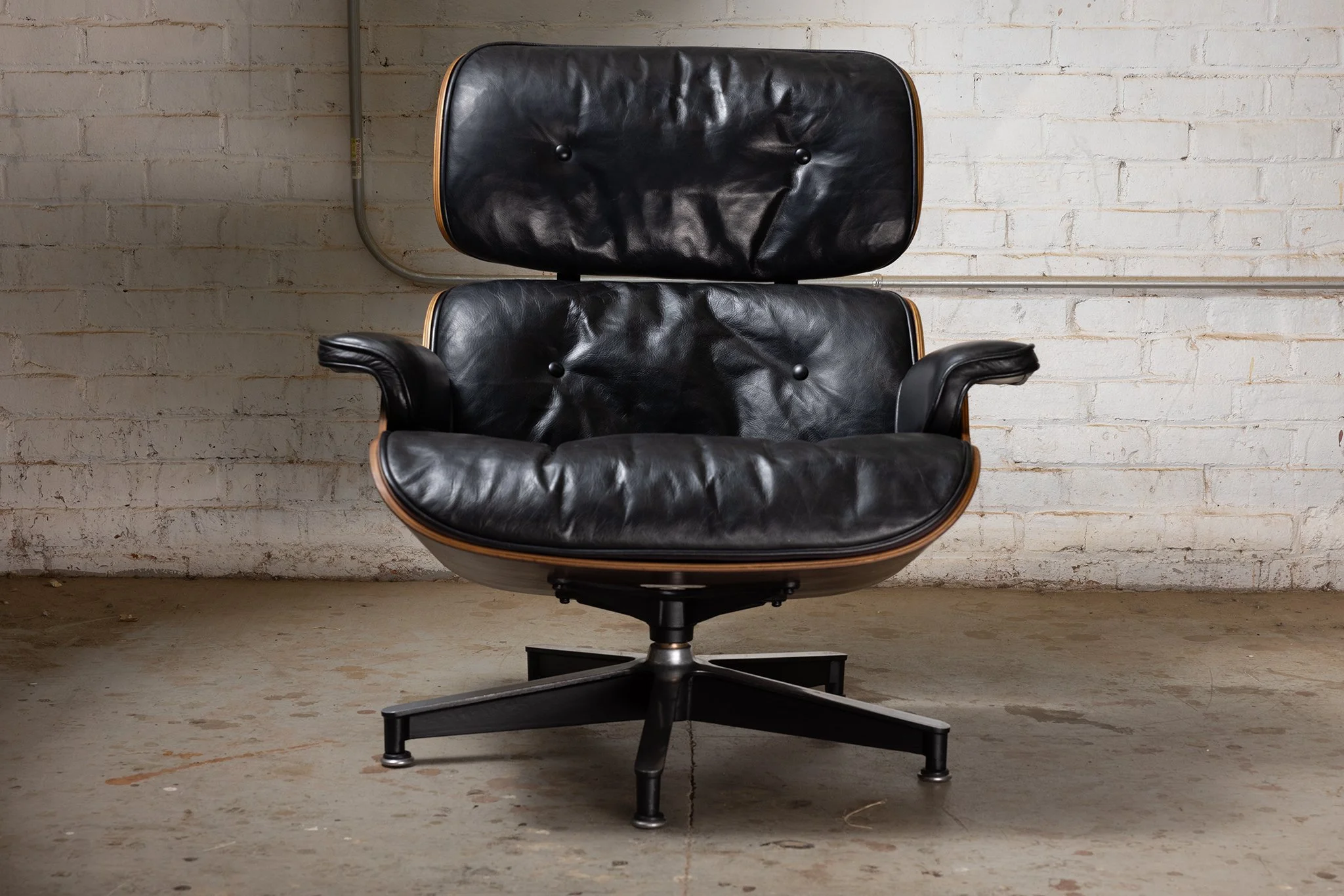 Black Eames Lounge Chair Repair & Restoration