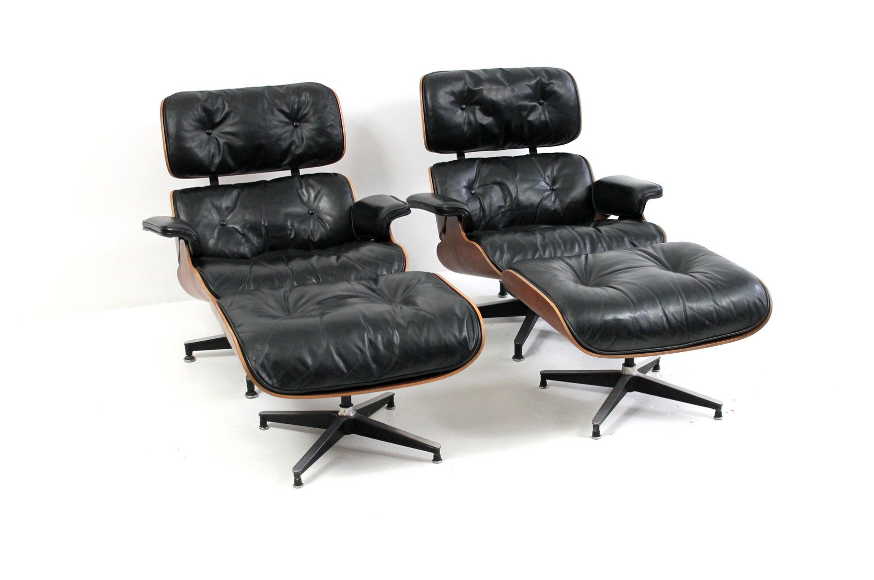 Black Eames Lounge Chair Repair & Restoration
