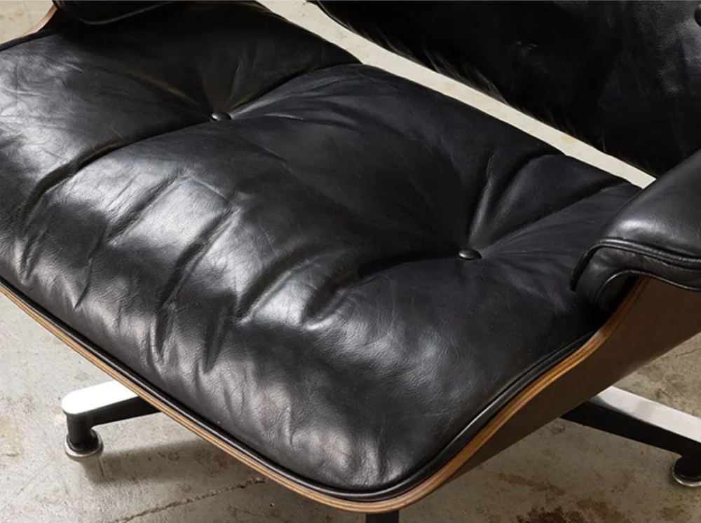 Black Eames Lounge Chair Repair & Restoration