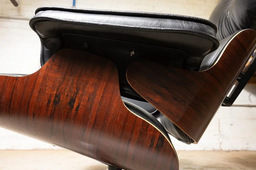 Black Eames Lounge Chair Repair & Restoration
