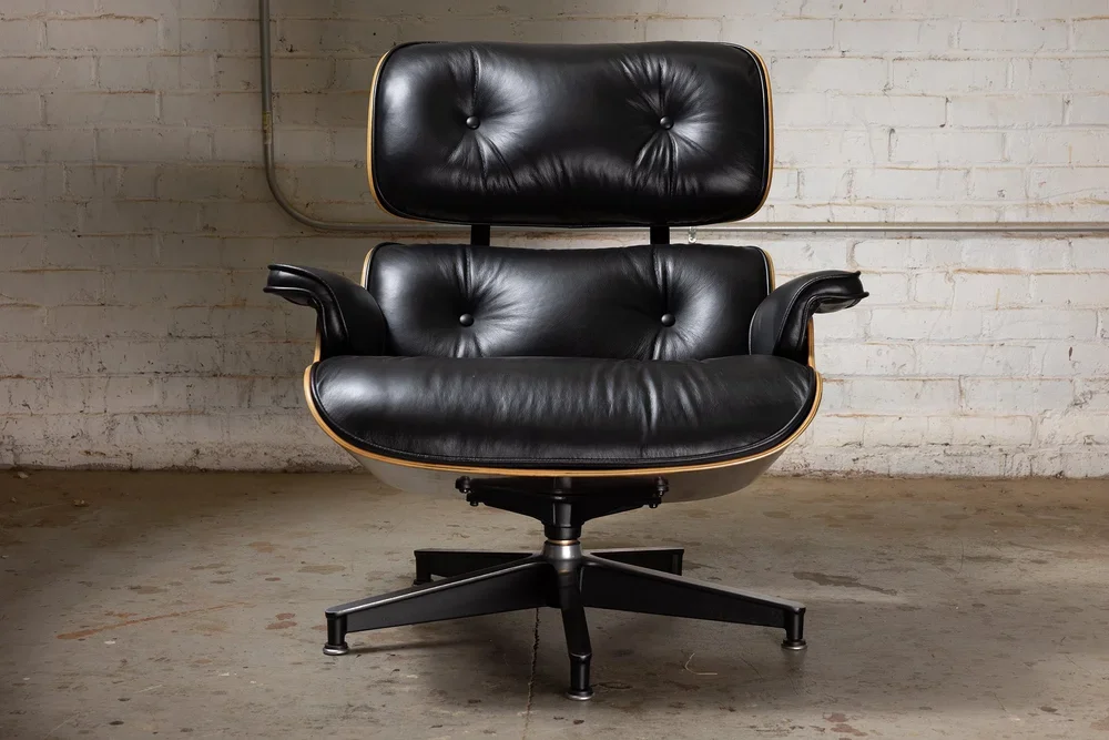 Black Eames Lounge Chair Repair & Restoration