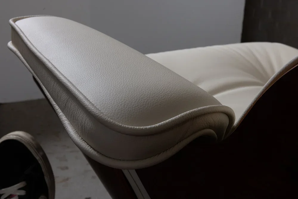 White Eames Lounge Chair Repair & Restoration